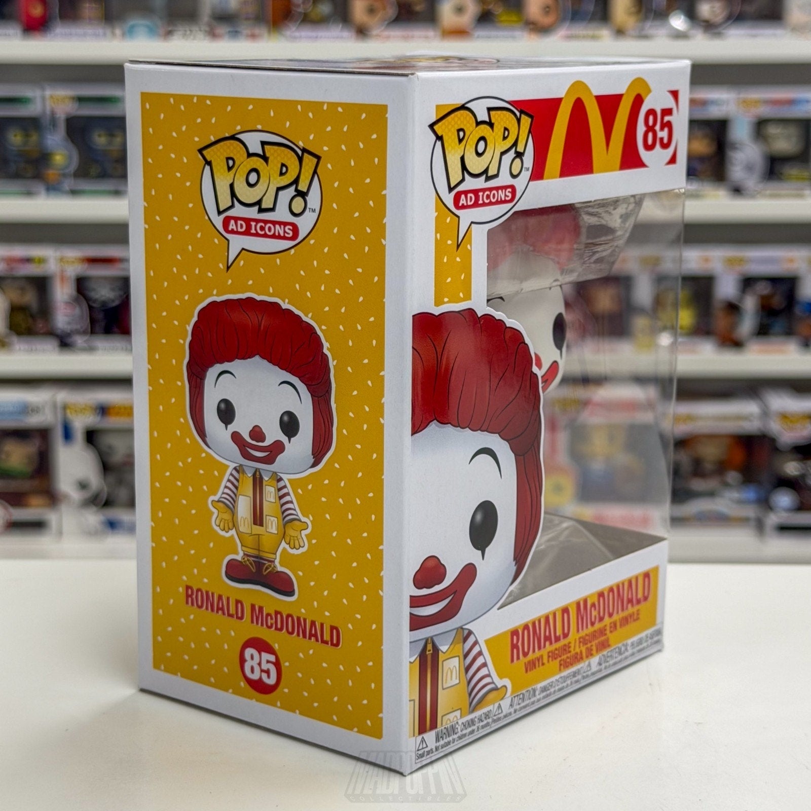Funko Pop Ad Icons Ronald McDonald 85 Burgers Fast Food Restaurant Vinyl Figure