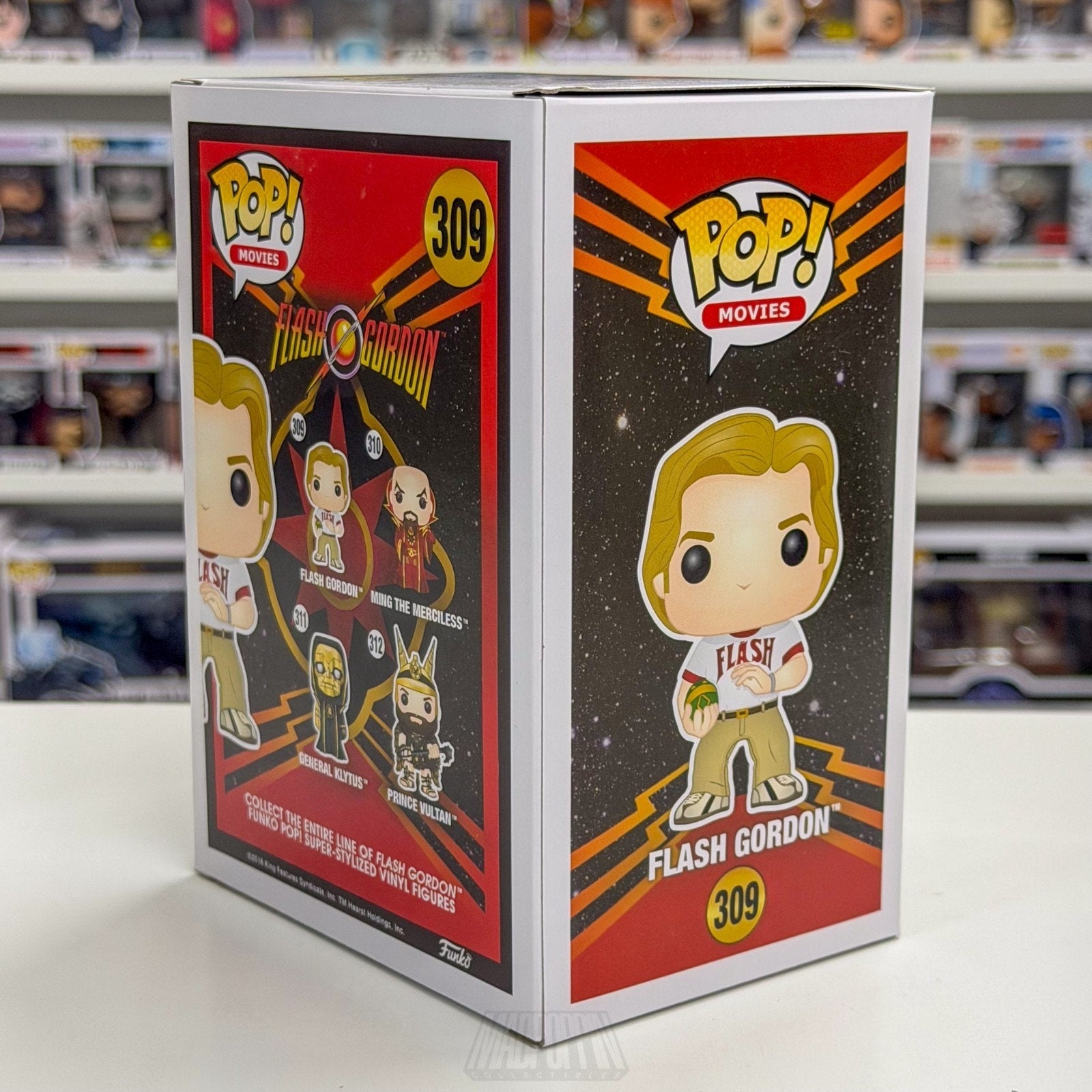 Funko Pop Movies Flash Gordon 309 Vaulted Rare Space Opera Toy Vinyl Figure