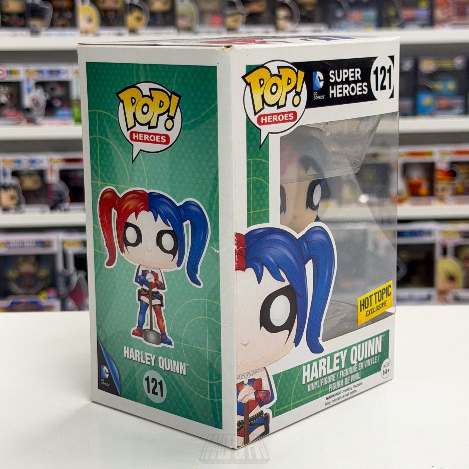 Funko Pop DC Super Heroes Harley Quinn New 52 Hot Topic 121 Squad Vinyl Figure