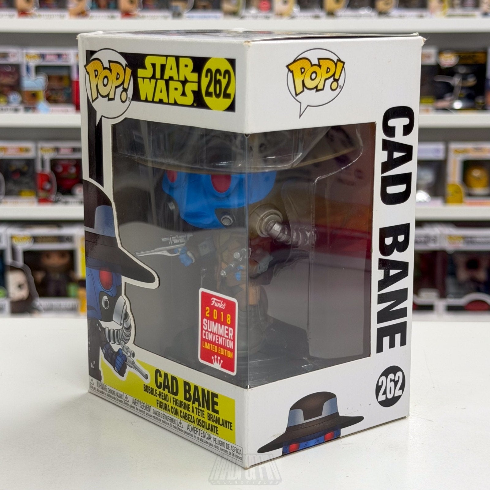 Funko Pop Star Wars Cad Bane SDCC Summer Con 262 Bounty Hunter Toy Vinyl Figure