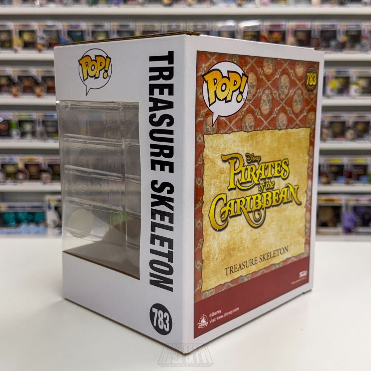 Funko Pop Disney Pirates Caribbean Treasure Skeleton Parks Exclusive 783 Figure