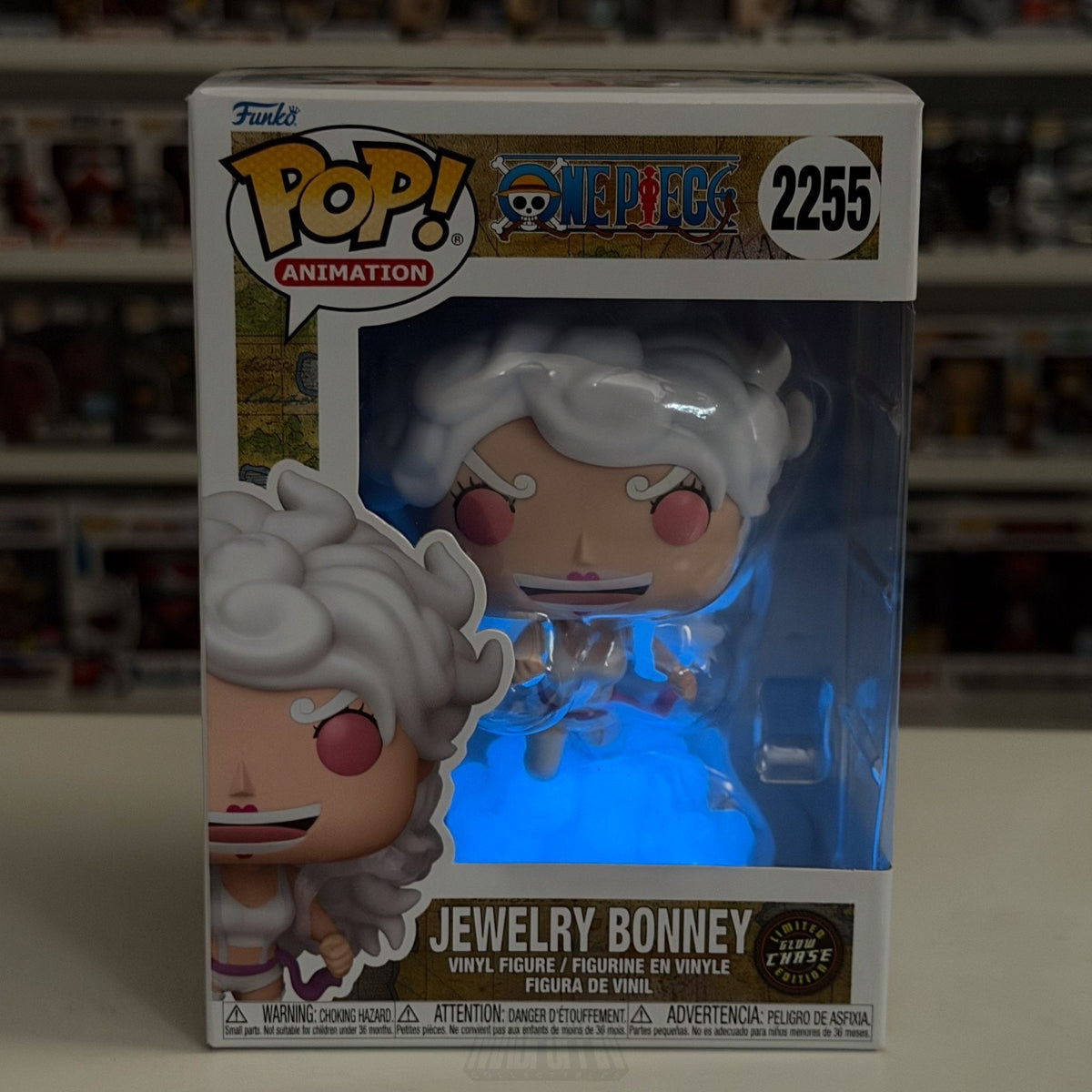 Funko Pop Anime One Piece Jewelry Bonney Nika Form Glow 2255 Manga Vinyl Figure