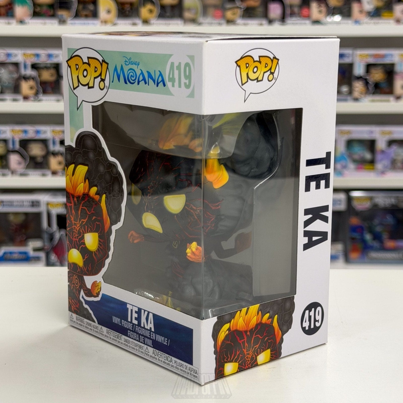 Funko Pop Disney Moana Te Ka 419 Island Godness Fire Magma Demon Vinyl Figure