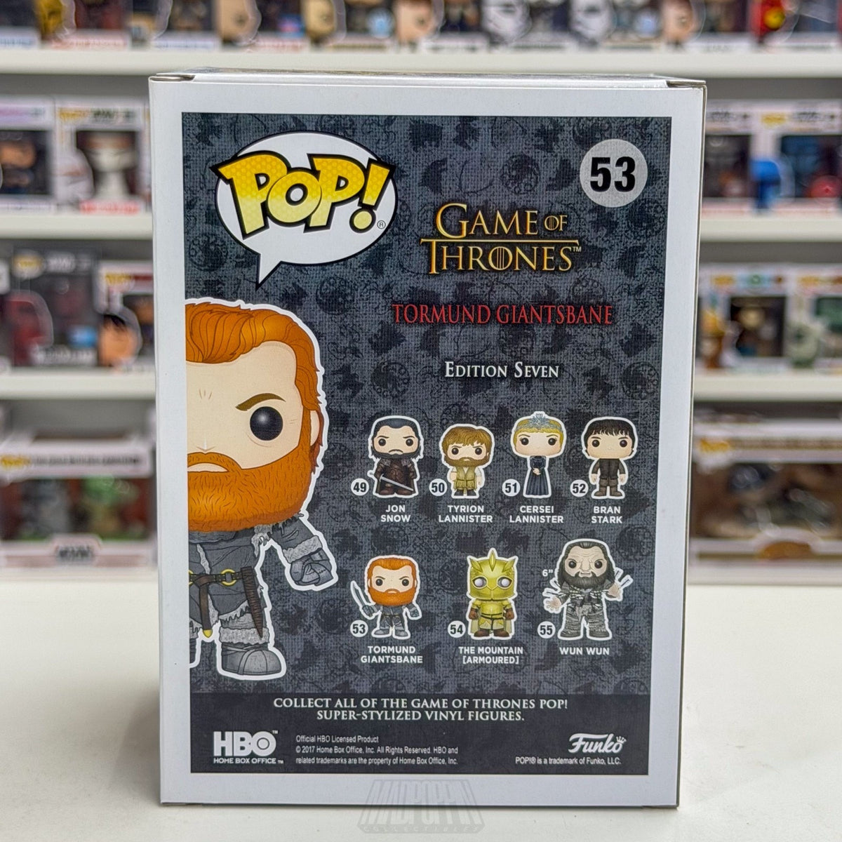 Funko Pop TV HBO Game of Thrones Tormund Giantsbane 53 Wildling Toy Vinyl Figure