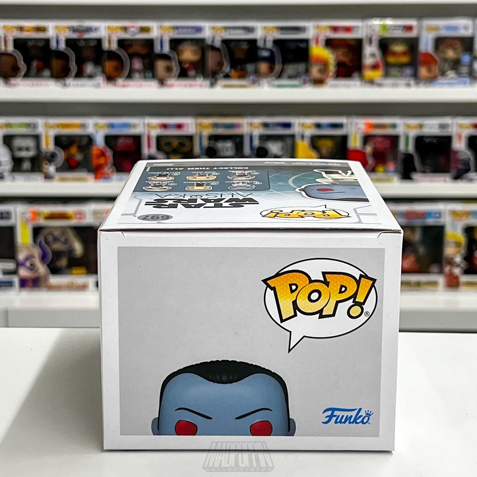Funko Pop Star Wars Ahsoka Grand Admiral Thrawn Diamond SDCC 697 Vinyl Figure