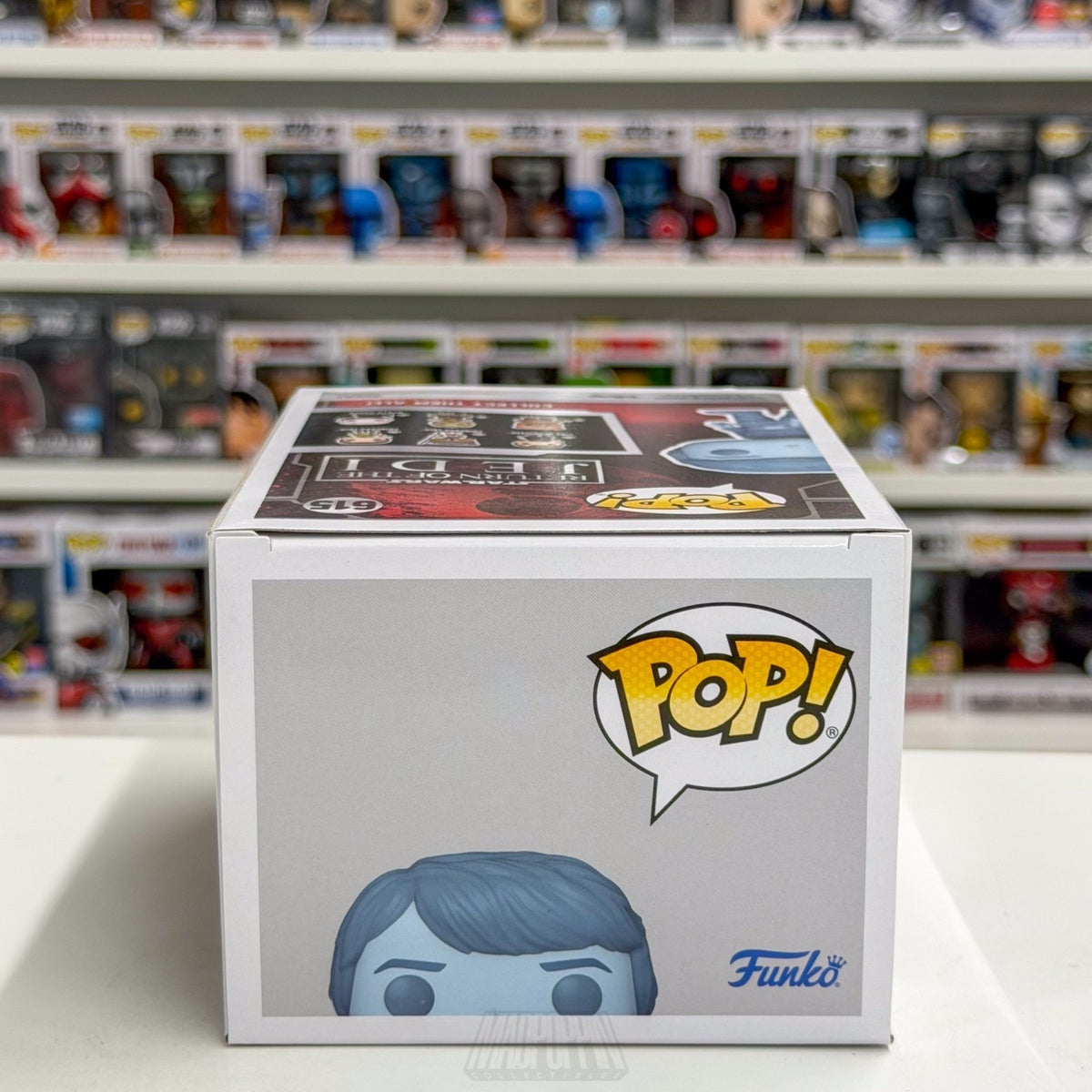 Funko Pop Star Wars Holographic Luke Skywalker Glow Entertainment Earth 615 Toy