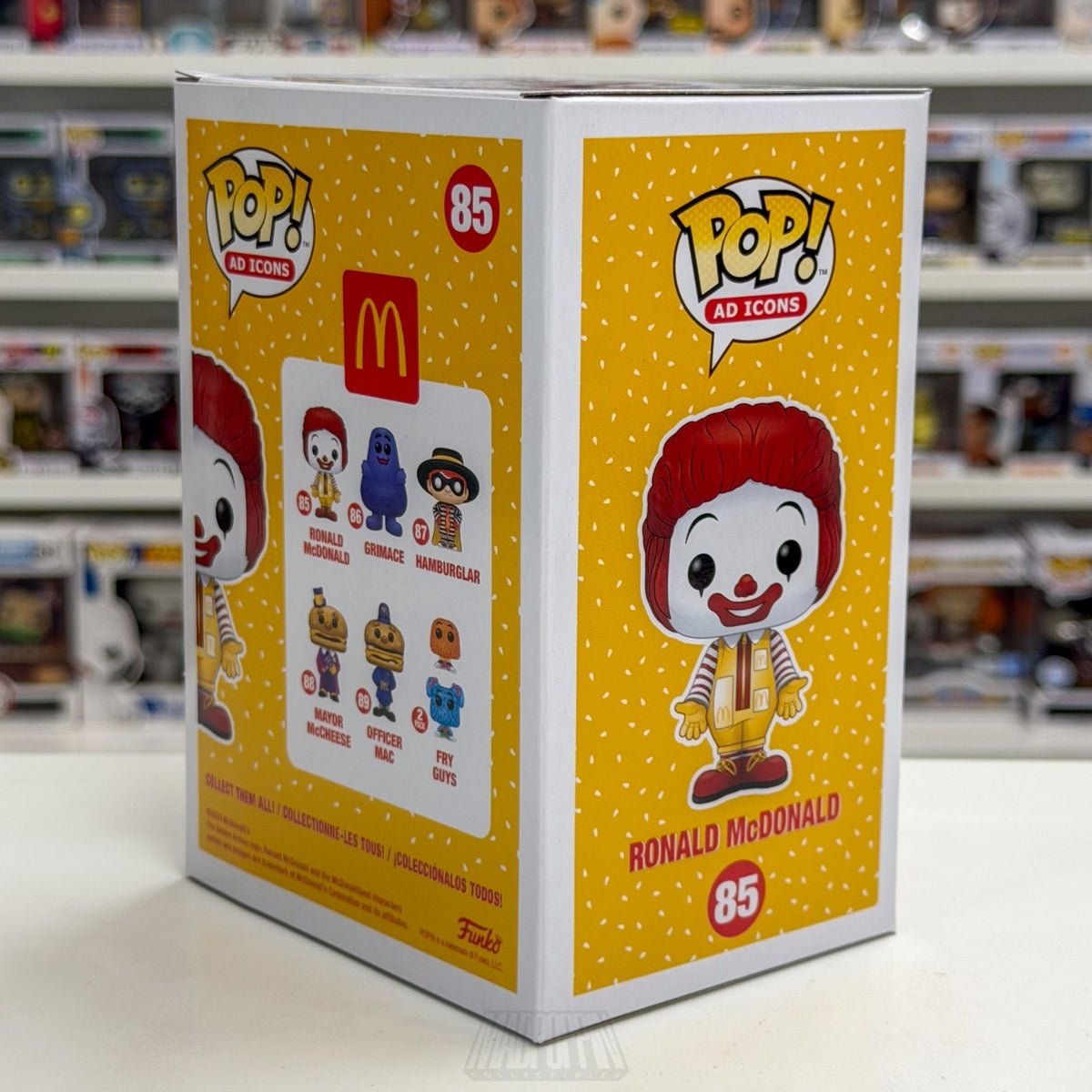 Funko Pop Ad Icons Ronald McDonald 85 Burgers Fast Food Restaurant Vinyl Figure