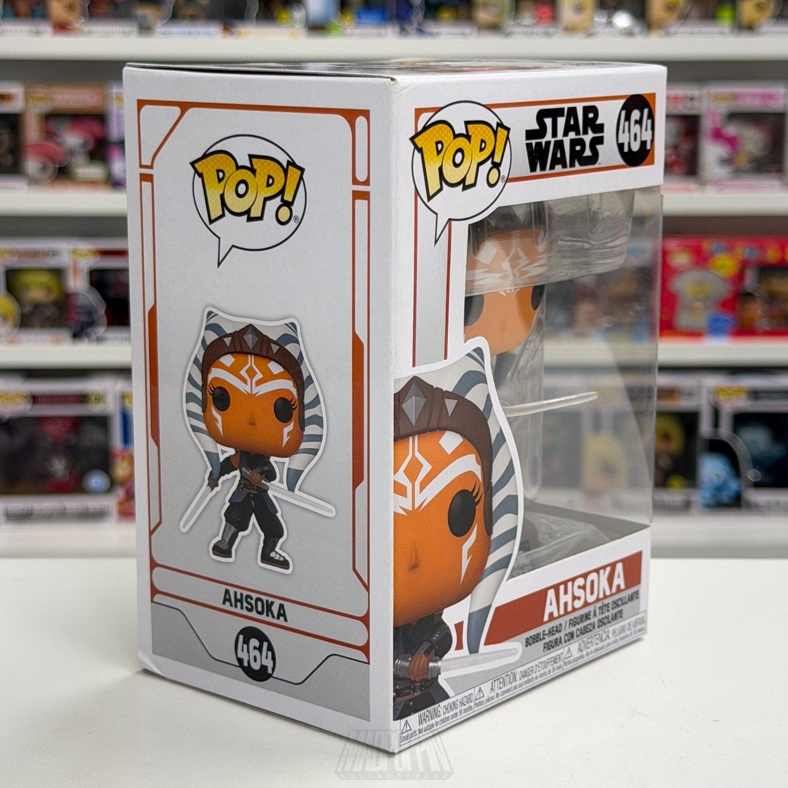 Funko Pop Star Wars The Mandalorian Ahsoka Tano w/Sabers 464 Jedi Vinyl Figure