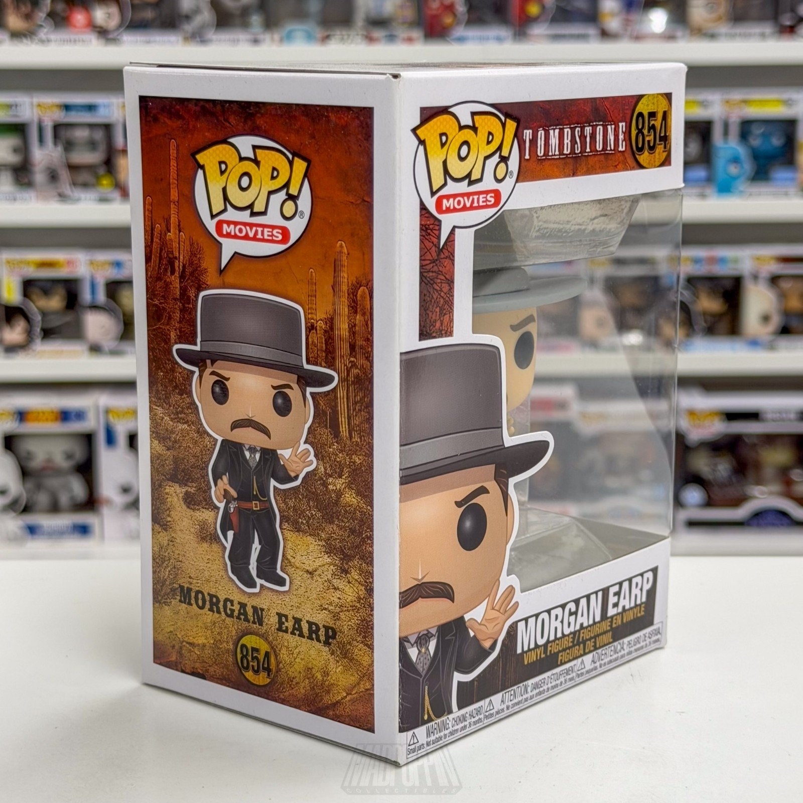 Funko Pop Movies Tombstone Morgan Earp 854 Western Cowboy Outlaws Vinyl Figure