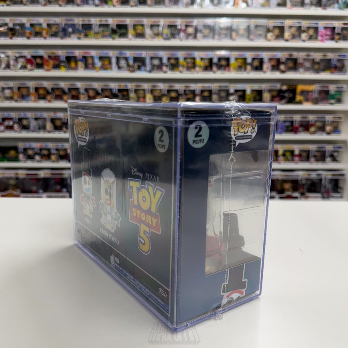 Funko Pop Disney Toy Story 5 Forky & Karen Beverly 2 Pack SDCC 2026 CON STICKER