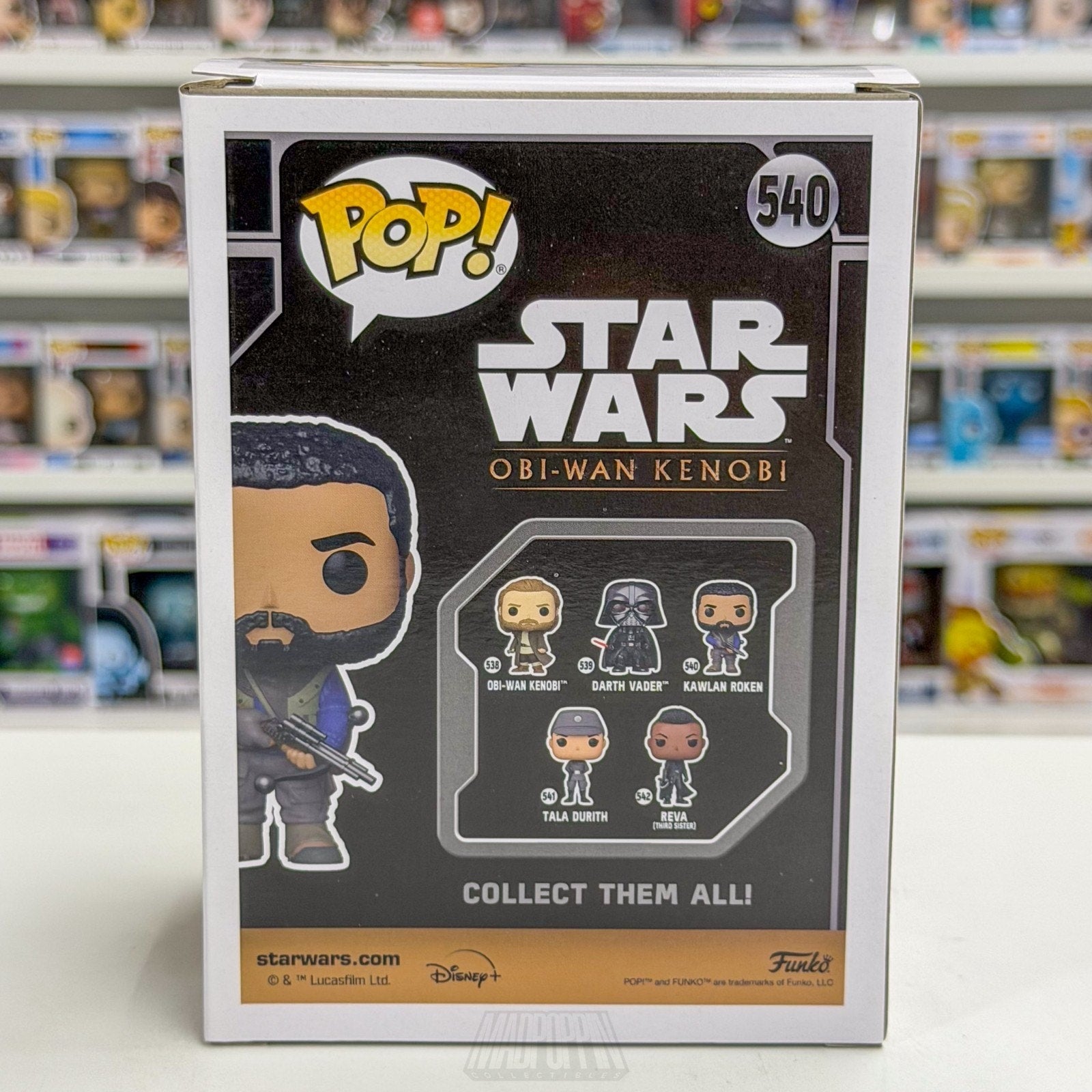 Funko Pop Star Wars Obi-Wan Kenobi Kawlan Roken 540 Disney+ Series Vinyl Figure