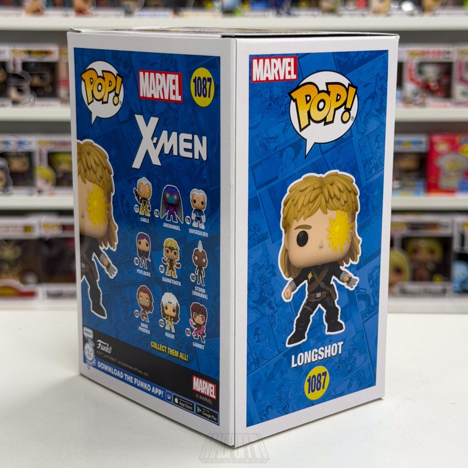 Funko Pop Marvel X-Men Longshot Walgreens 1087 Mutant Superhero Toy Vinyl Figure