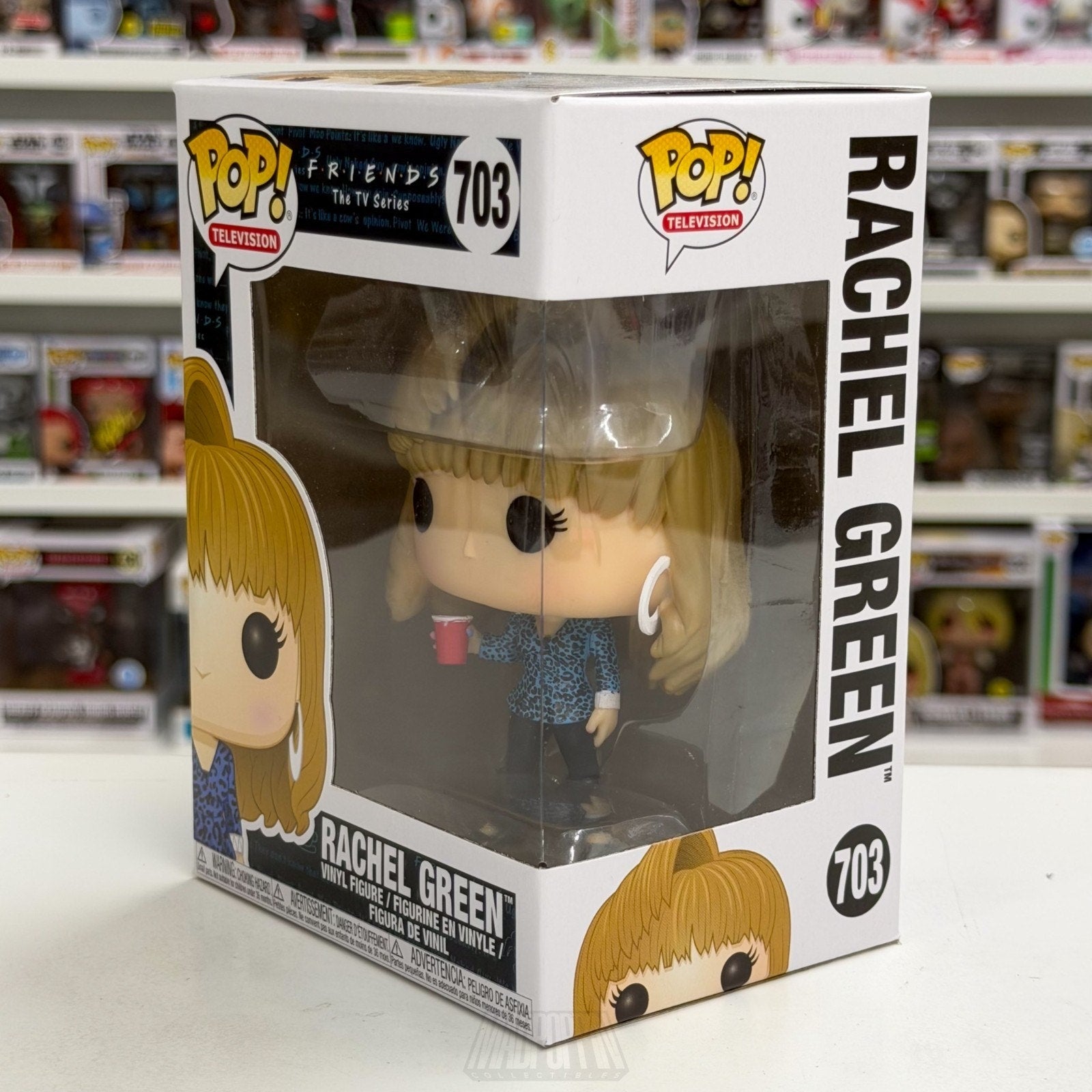 Funko Pop TV Friedsn Rachel Green 80s Hair 703 Comedy Sitcom Toy Vinyl Figure