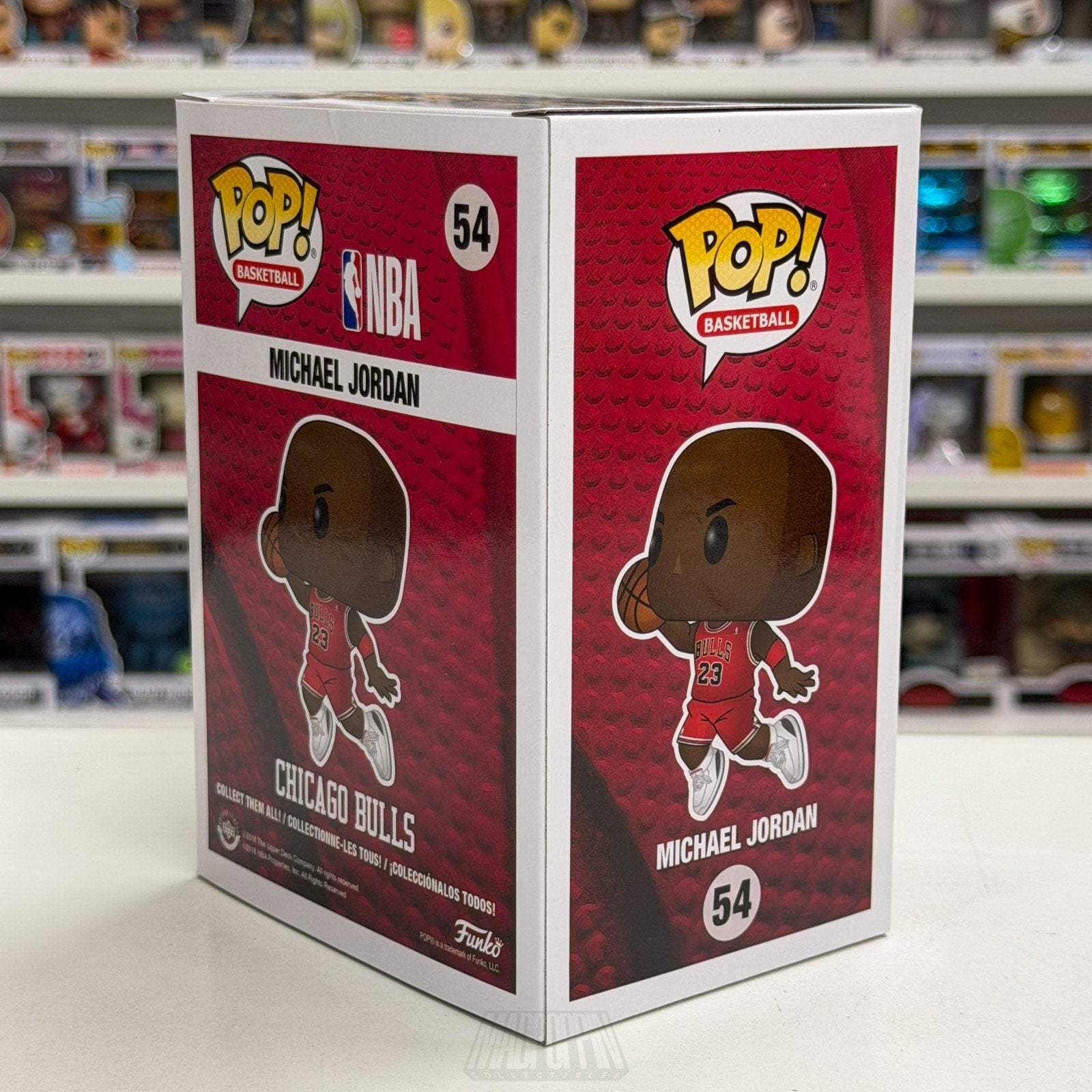 Funko Pop NBA Basketball Chicago Bulls Michael Jordan Slm Dunk 54 Vinyl Figure