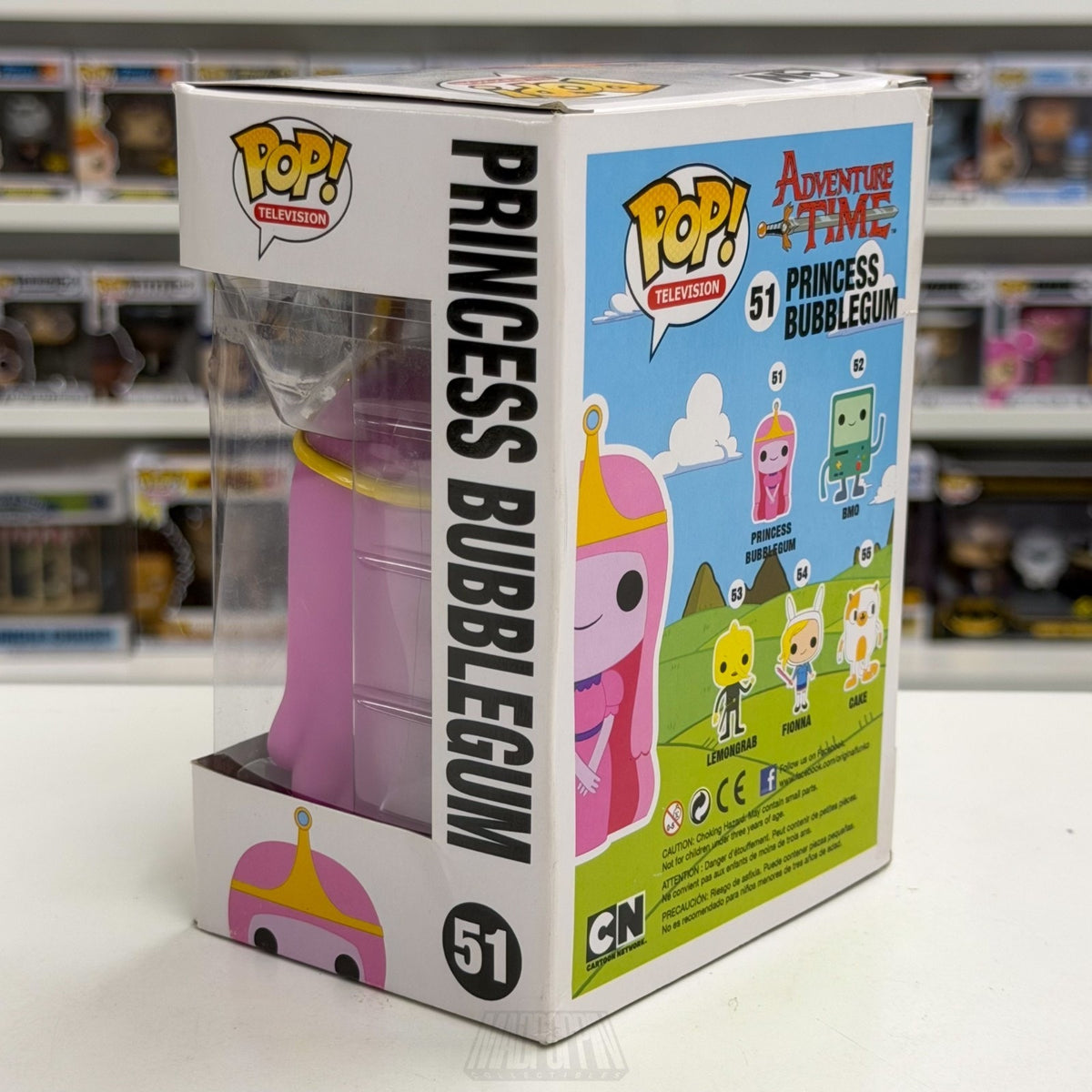 Funko Pop TV Adventure Time Princess Bubblegum Auto Kassandra Heller 51 Figure
