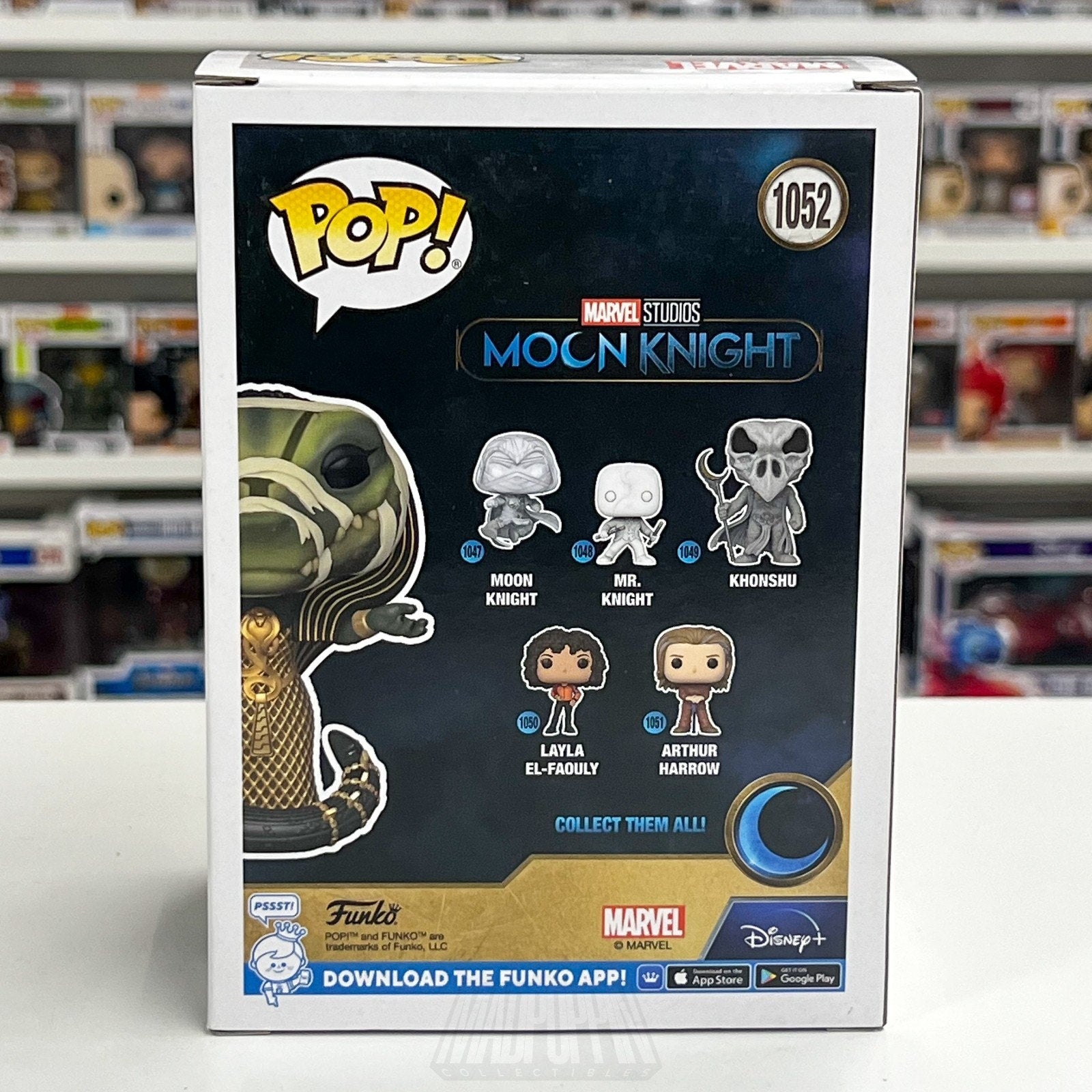 Funko Pop Marvel Moon Knight Ammit Target 1052 Ancient Egyptian MCU Vinyl Figure