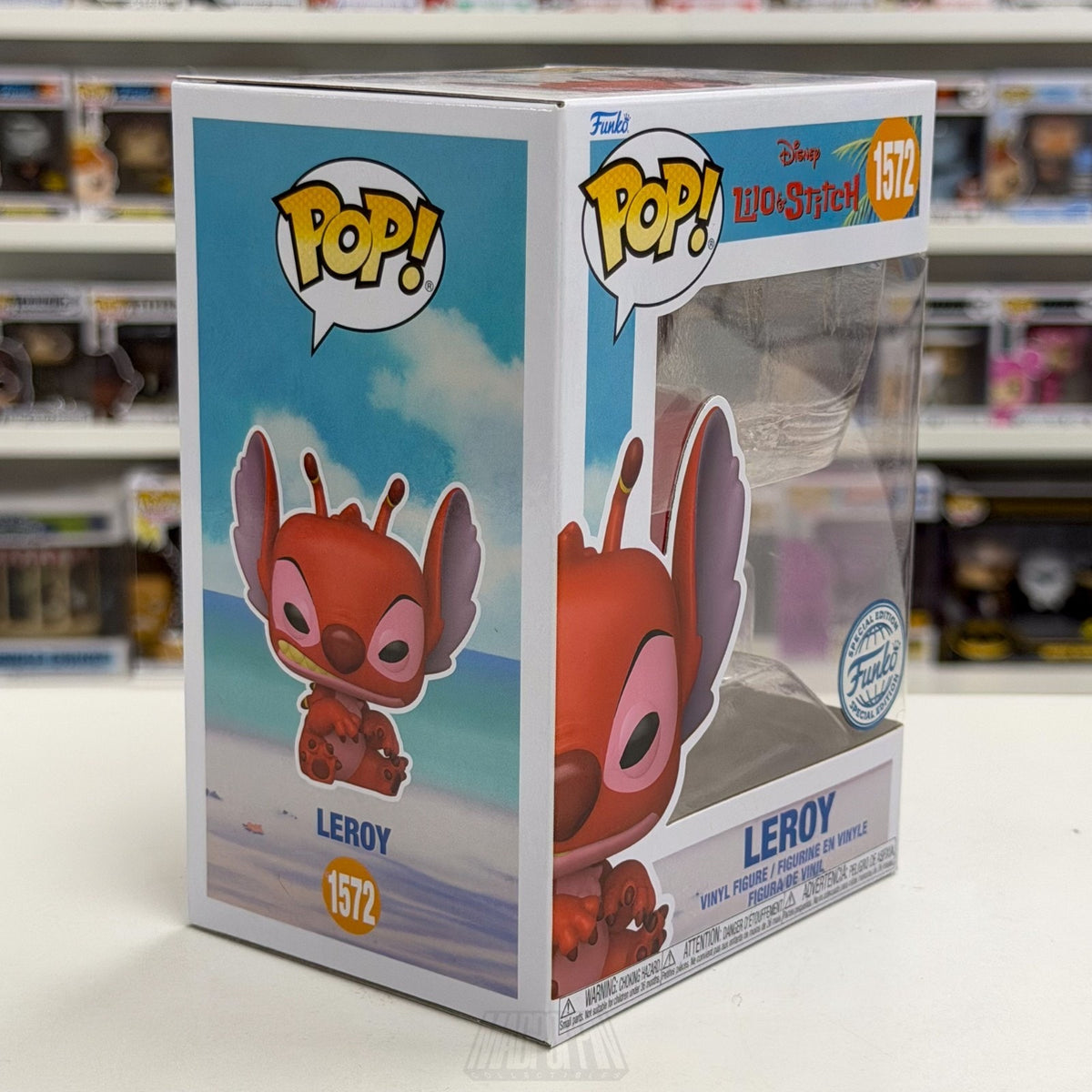 Funko Pop Disney Lilo Stitch Leroy Special Edition 1572 Evil Alien Vinyl Figure