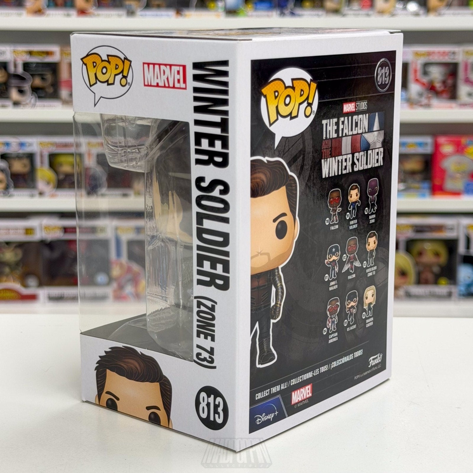 Funko Pop Marvel Falcon & Winter Soldier Zone 73 813 Bucky Barnes Vinyl Figure