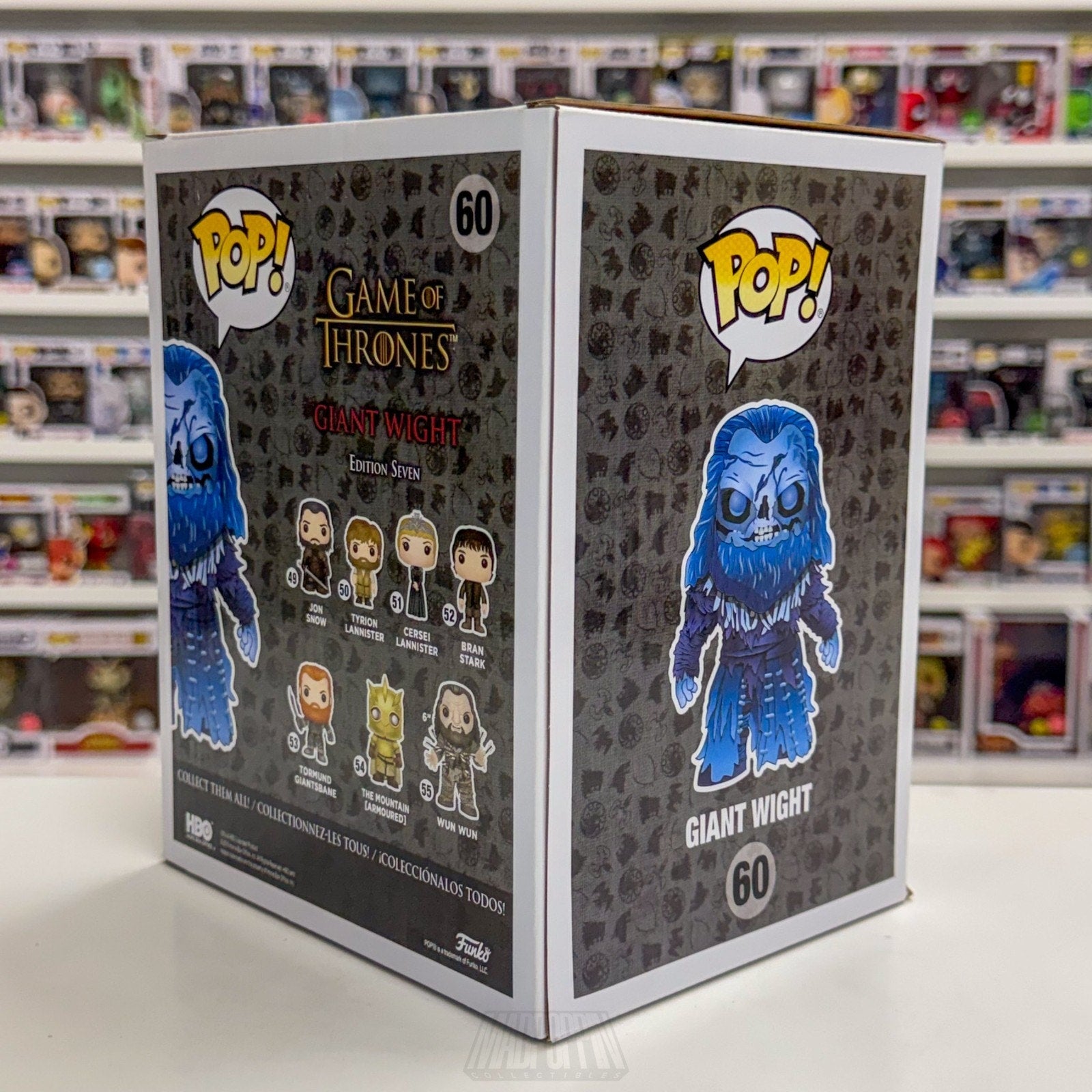 Funko Pop TV HBO Game of Thrones Giant Wight ECCC 60 Dead Wildling Vinyl Figure
