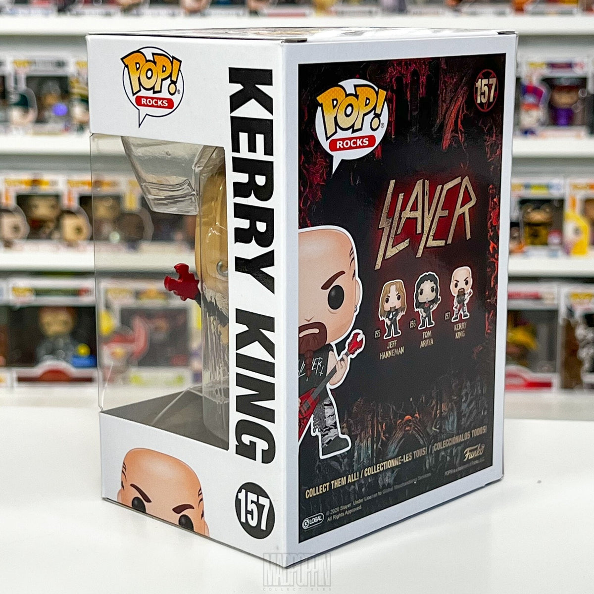 Funko Pop Rocks Slayer Kerry King 157 Guitarist Thrash Heavy Metal Vinyl Figure