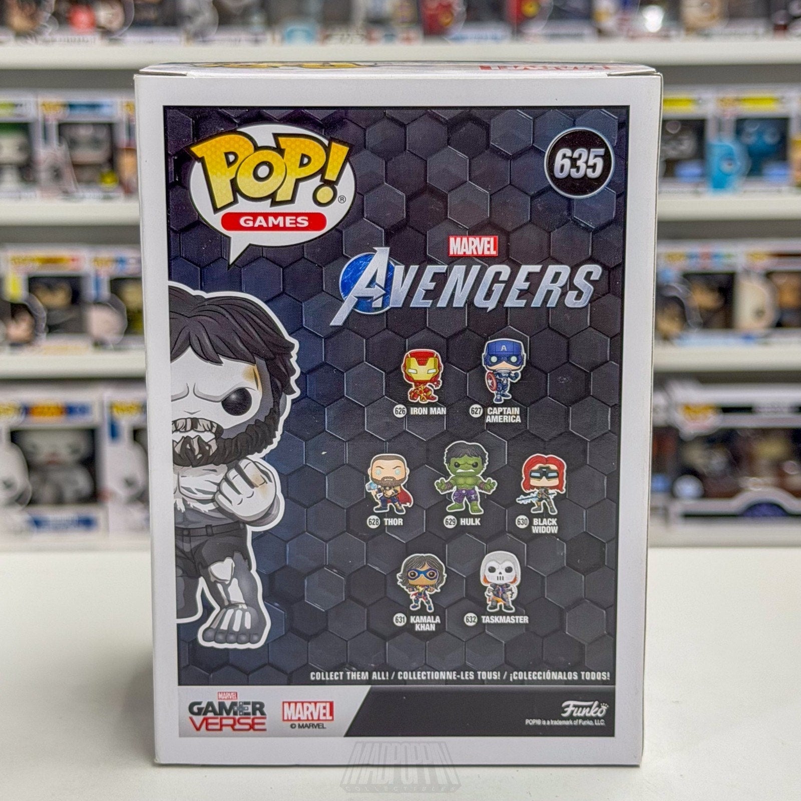Funko Pop Marvel Gamerverse Avengers Hulk Skeleton Walmart 635 Toy Vinyl Figure