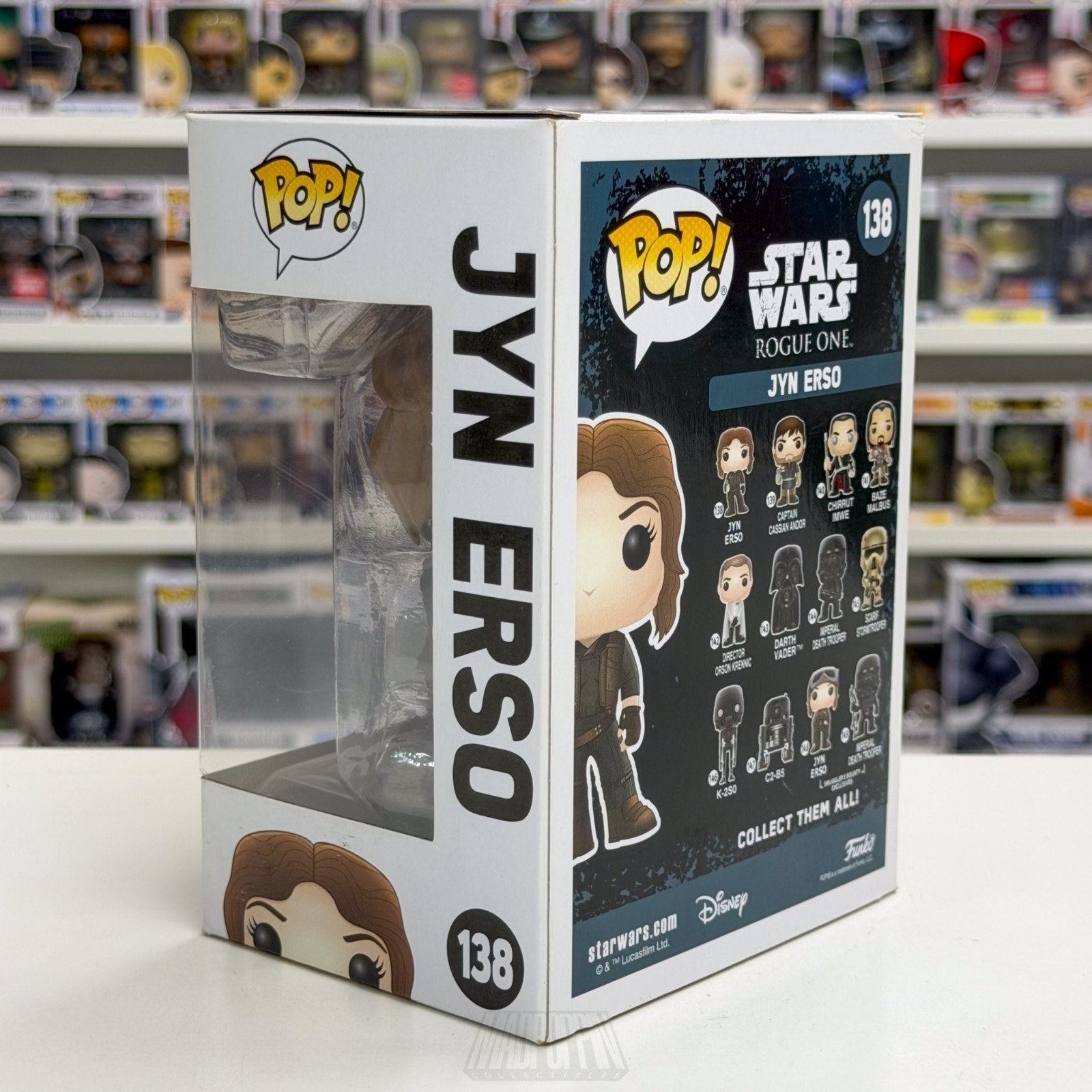 Funko Pop Star Wars Rogue One Jyn Erso 138 Rebel Alliance Toy Vinyl Figure