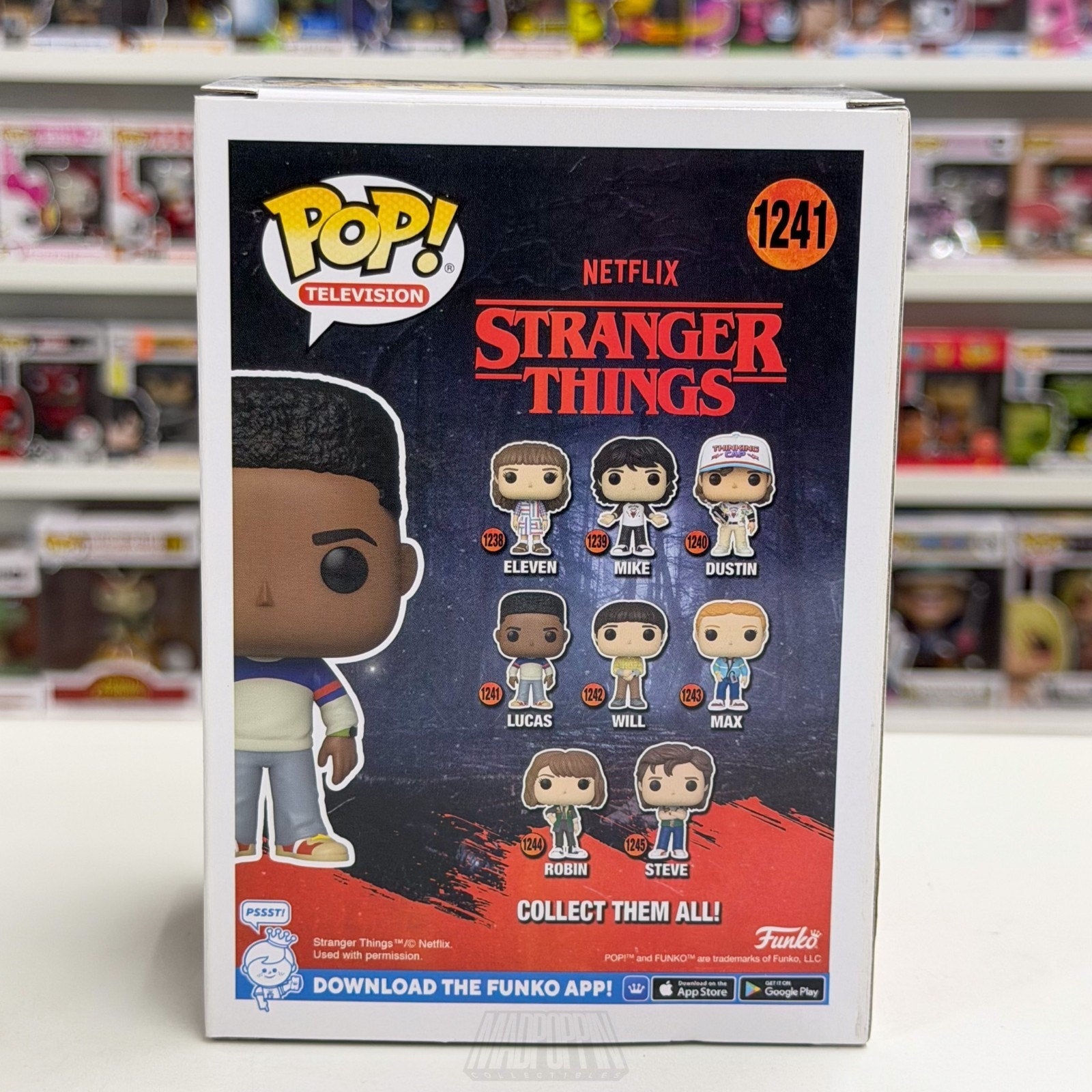 Funko Pop TV Stranger Things Lucas Sinclair 1241 Netflix Season 4 Vinyl Figure