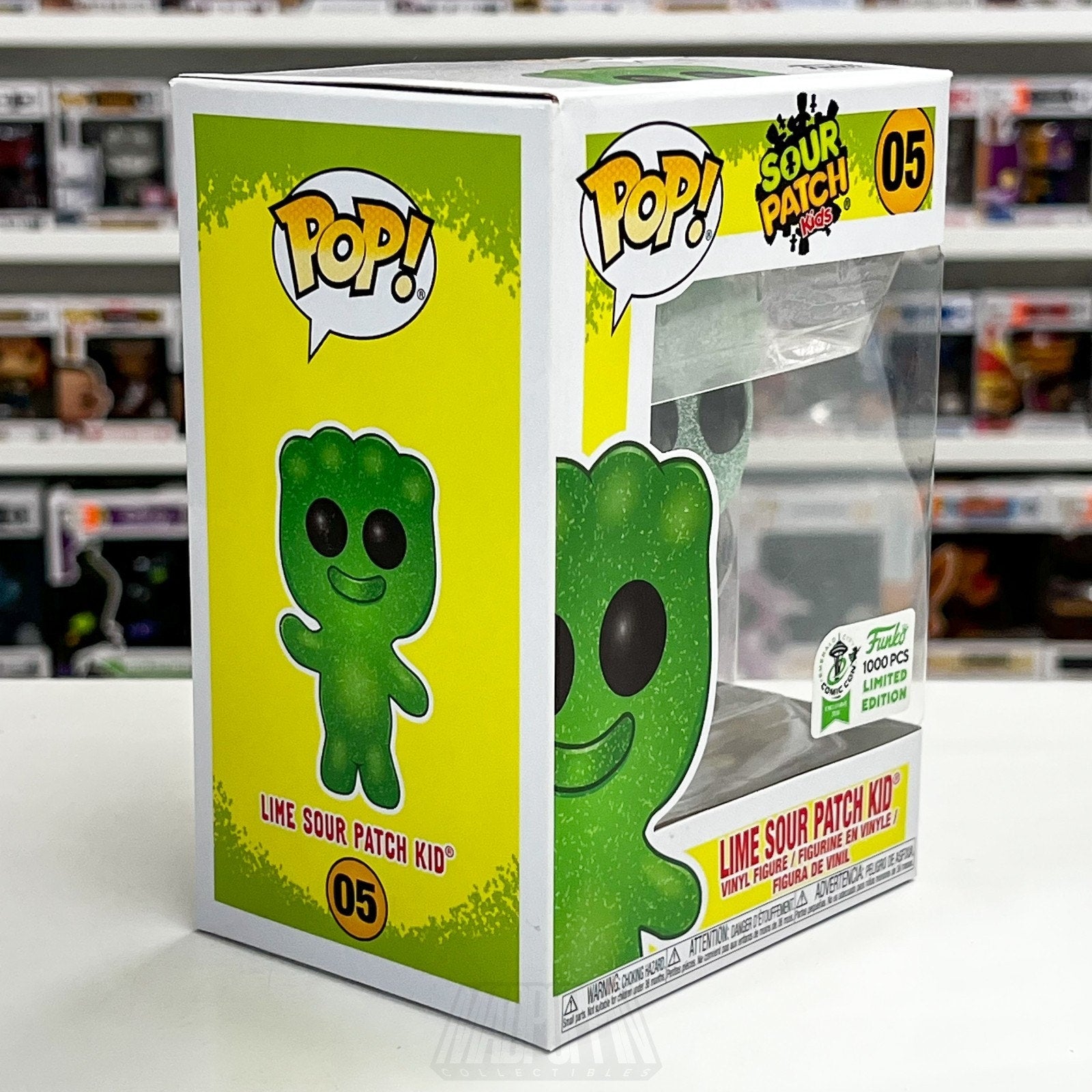 Funko Pop Lime Sour Patch Kid 05 ECCC 2024 Emerald City Comic Con 1000 PCS Candy