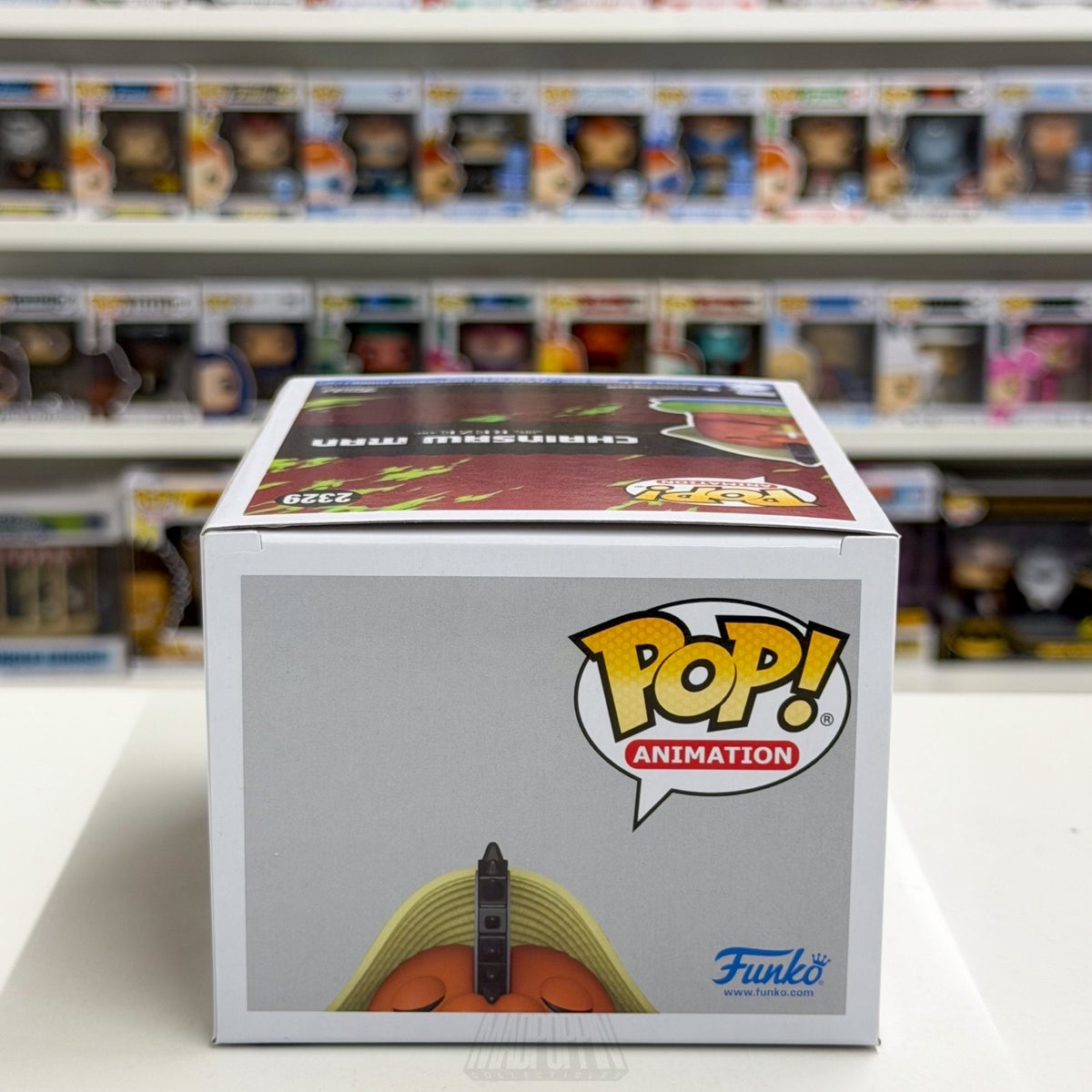 Funko Pop Anime Chainsaw Man Pochita Sunhat Lounging SDCC 2329 Toy Vinyl Figure