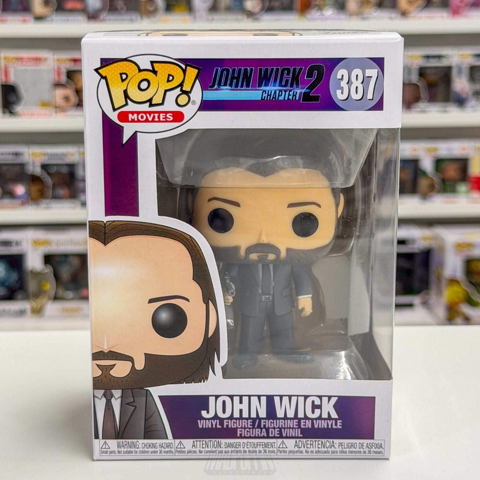 Funko Pop Movies John Wick Chapter 2 Hitman 387 Action Thriller Toy Vinyl Figure