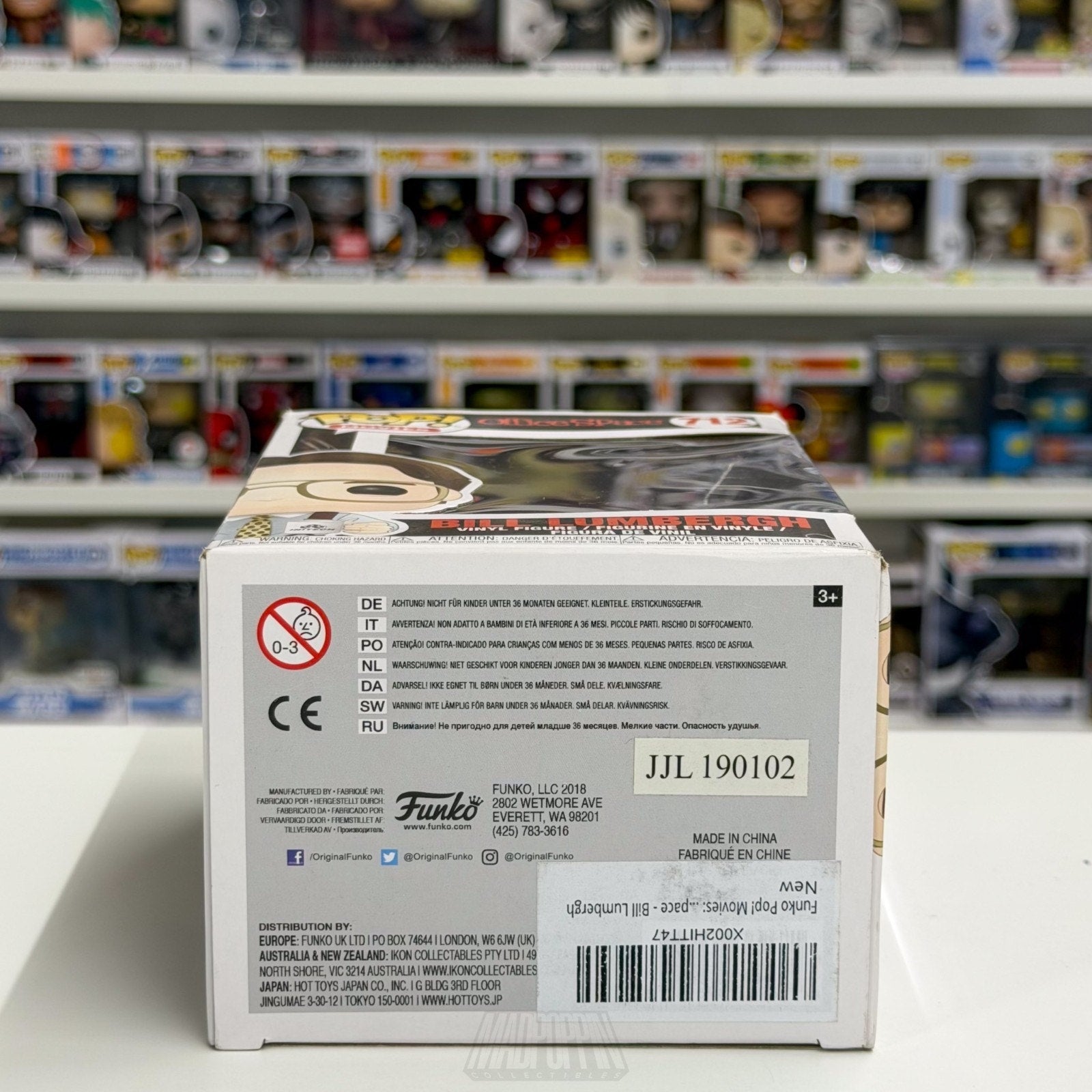 Funko Pop Movies Office Space Bill Lumbergh 712 Boss TPS Report Toy Vinyl Figure