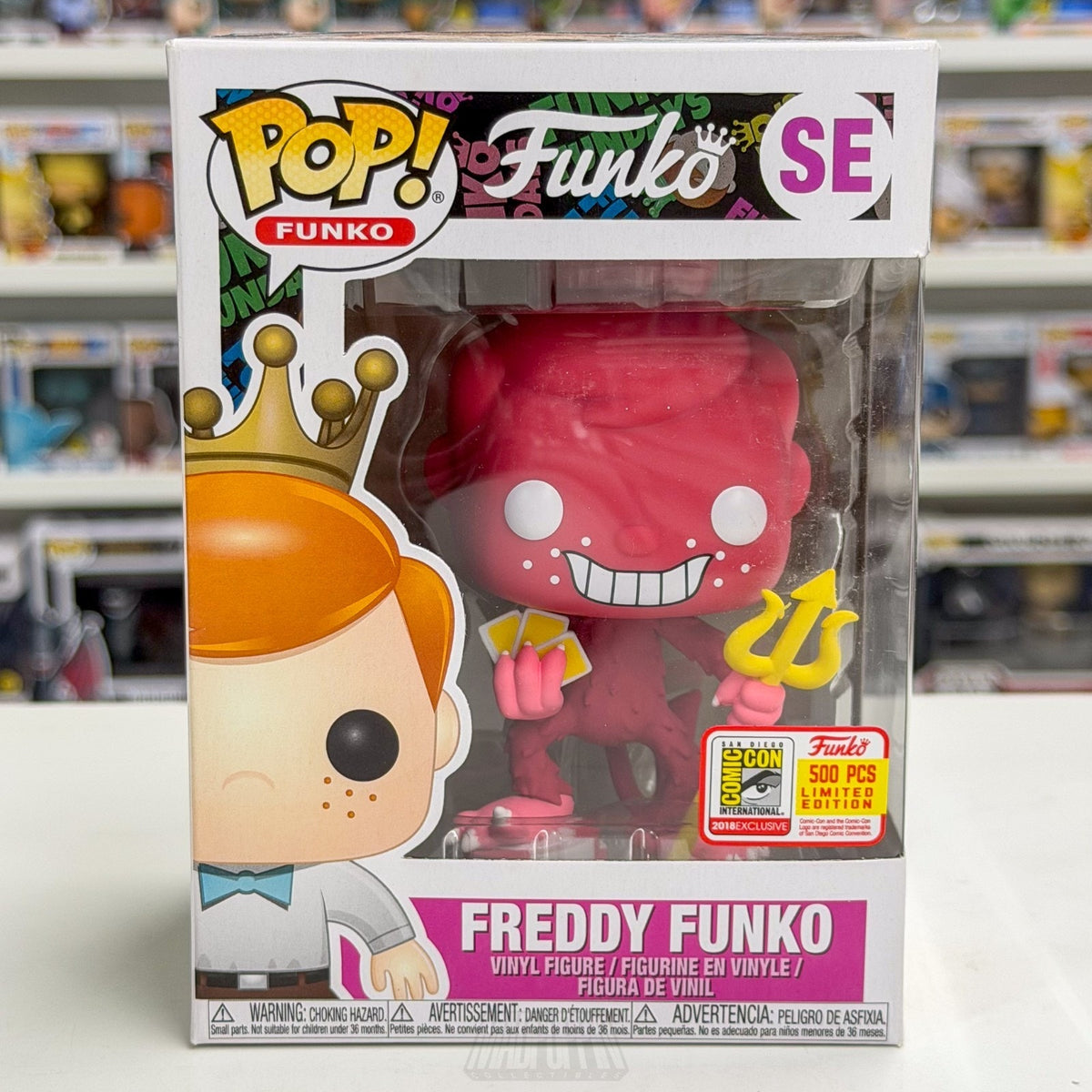 Funko Pop Freddy as Red Devil Cuphead 500 PCS Fundays 2018 SE Toy Vinyl Figure