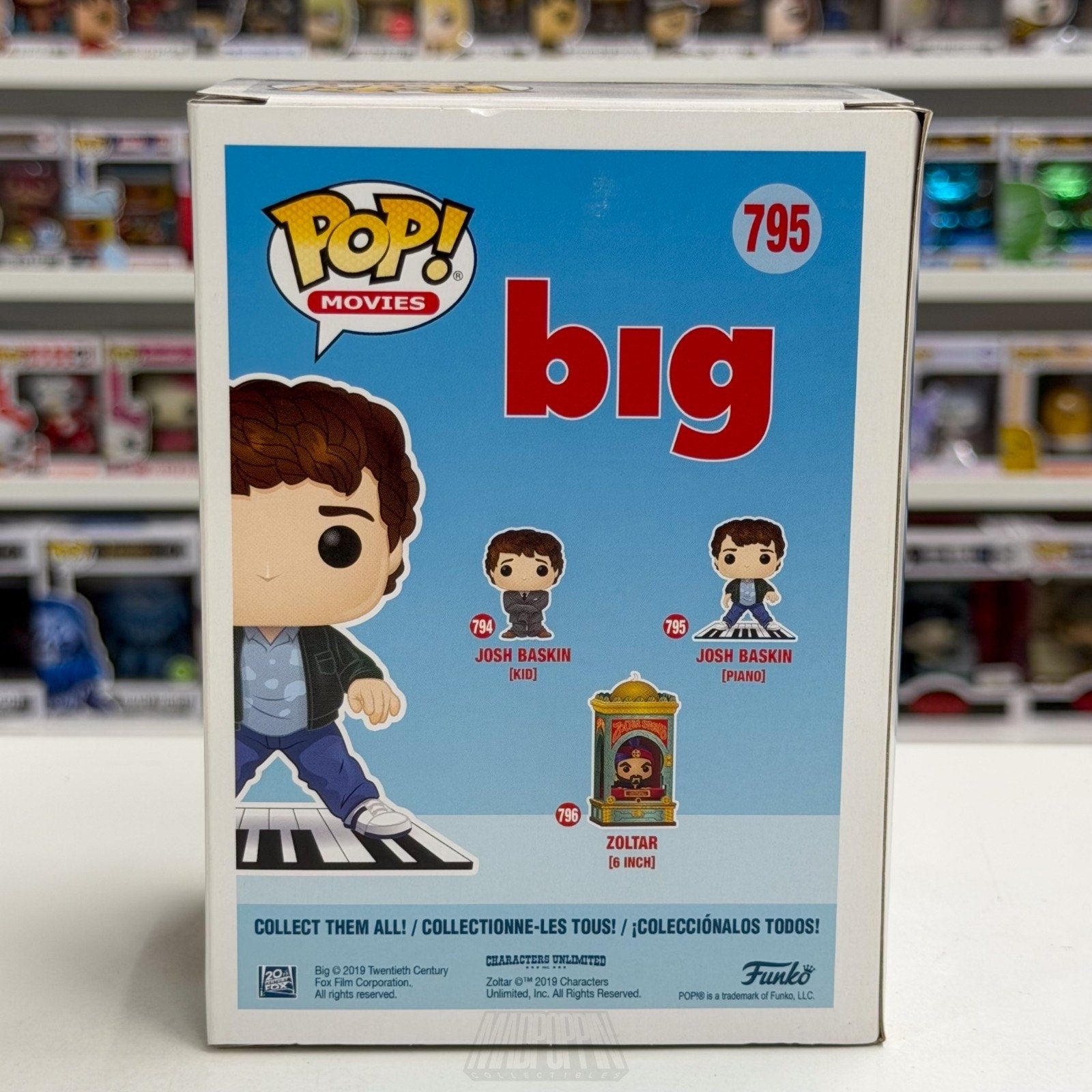 Funko Pop Movies Big Josh Baskin Piano Outfit 795 Chopsticks FAO Vinyl Figure