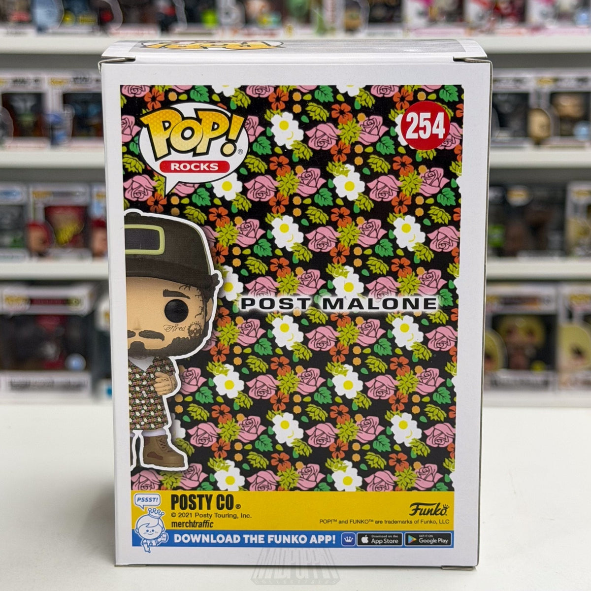 Funko Pop Rocks Post Malone Sundress 254 Music Country Rap Singer Vinyl Figure
