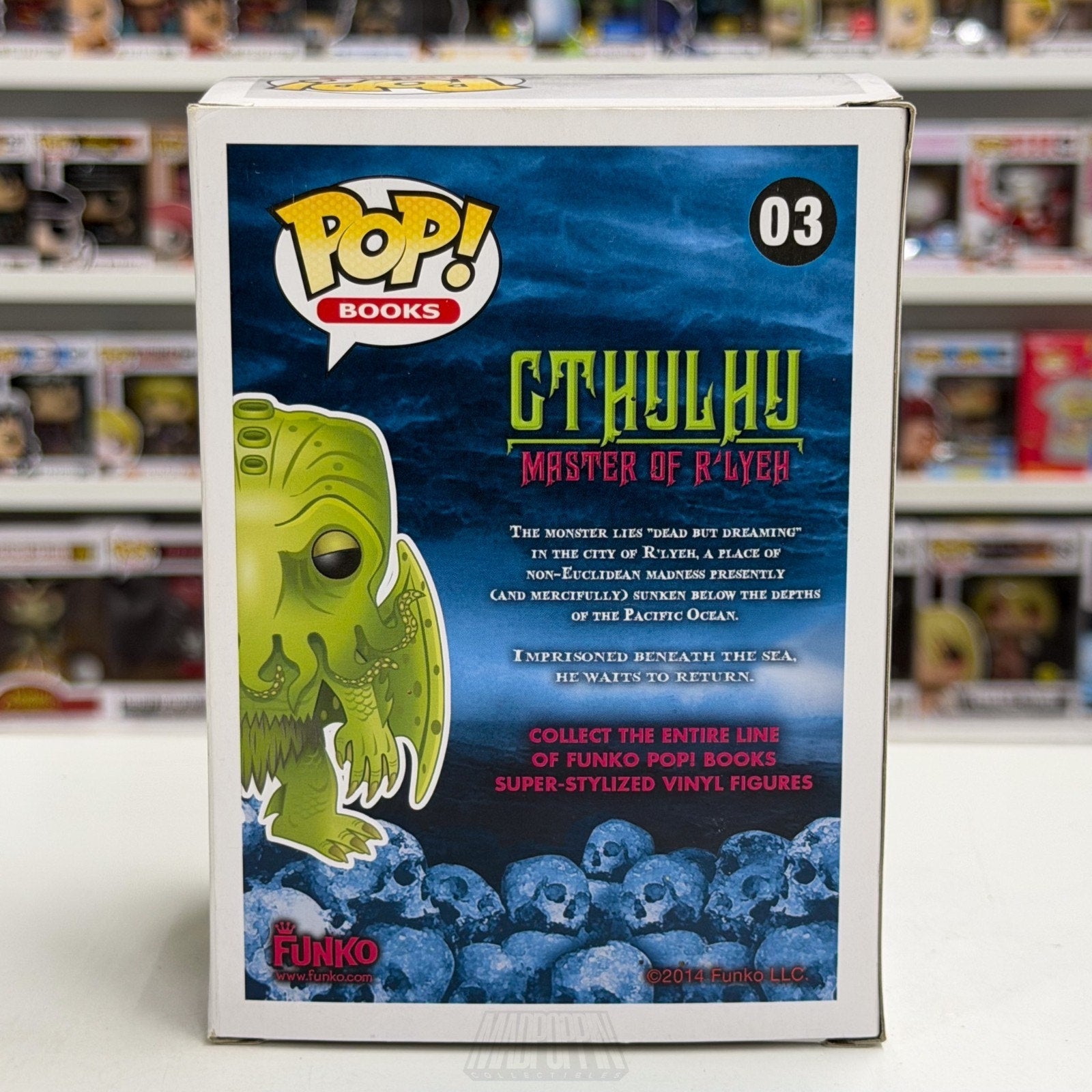 Funko Pop Books Cthulhu Patina NYCC New York Comic Con 03 Myths Toy Vinyl Figure