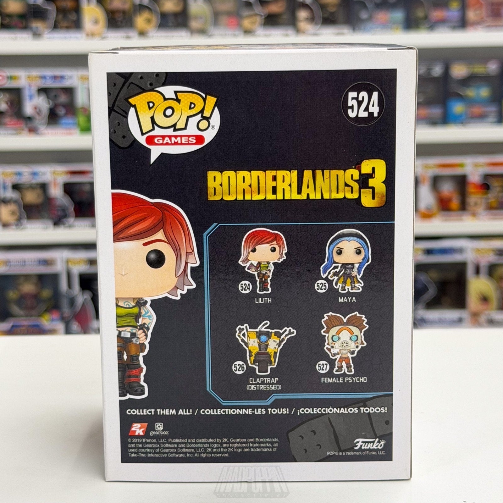 Funko Pop Games Borderlands 3 Lilith 524 Siren Dionysus Sci-Fi FPS Vinyl Figure