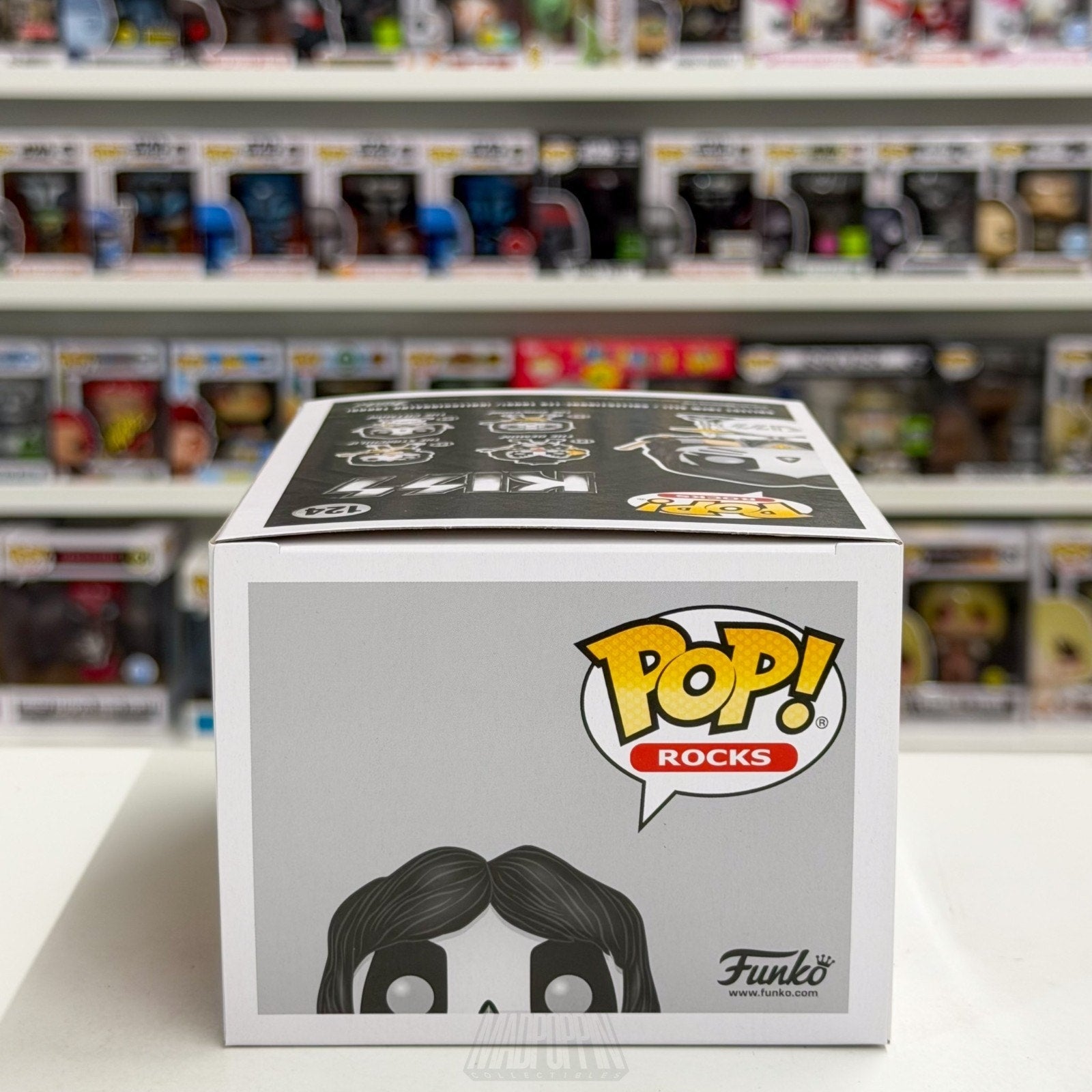 Funko Pop Rocks Kiss The Catman 124 Music Band Heavy Metal Drum Toy Vinyl Figure