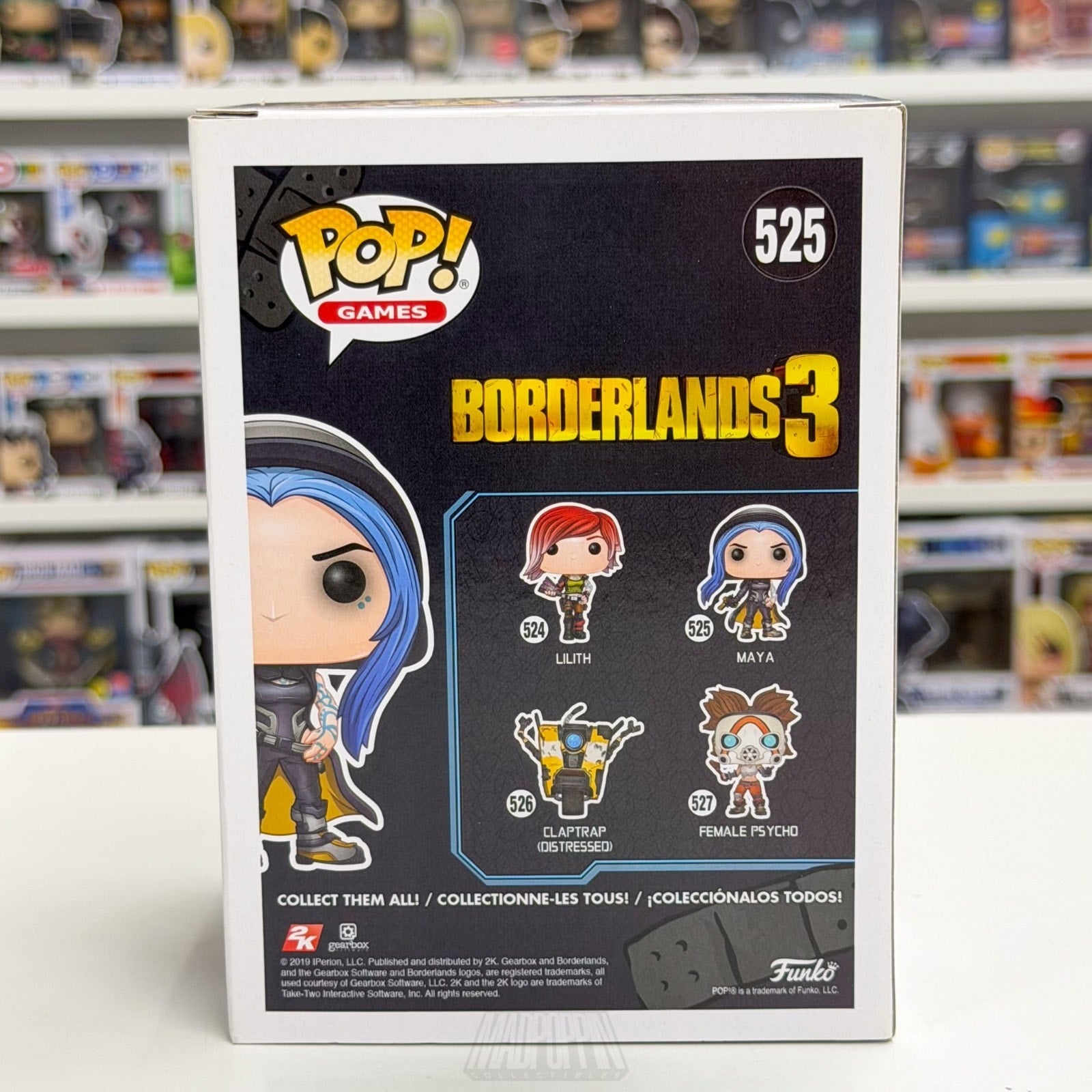 Funko Pop Games Borderlands 3 Maya GameStop 525 Siren Athenas Toy Vinyl Figure