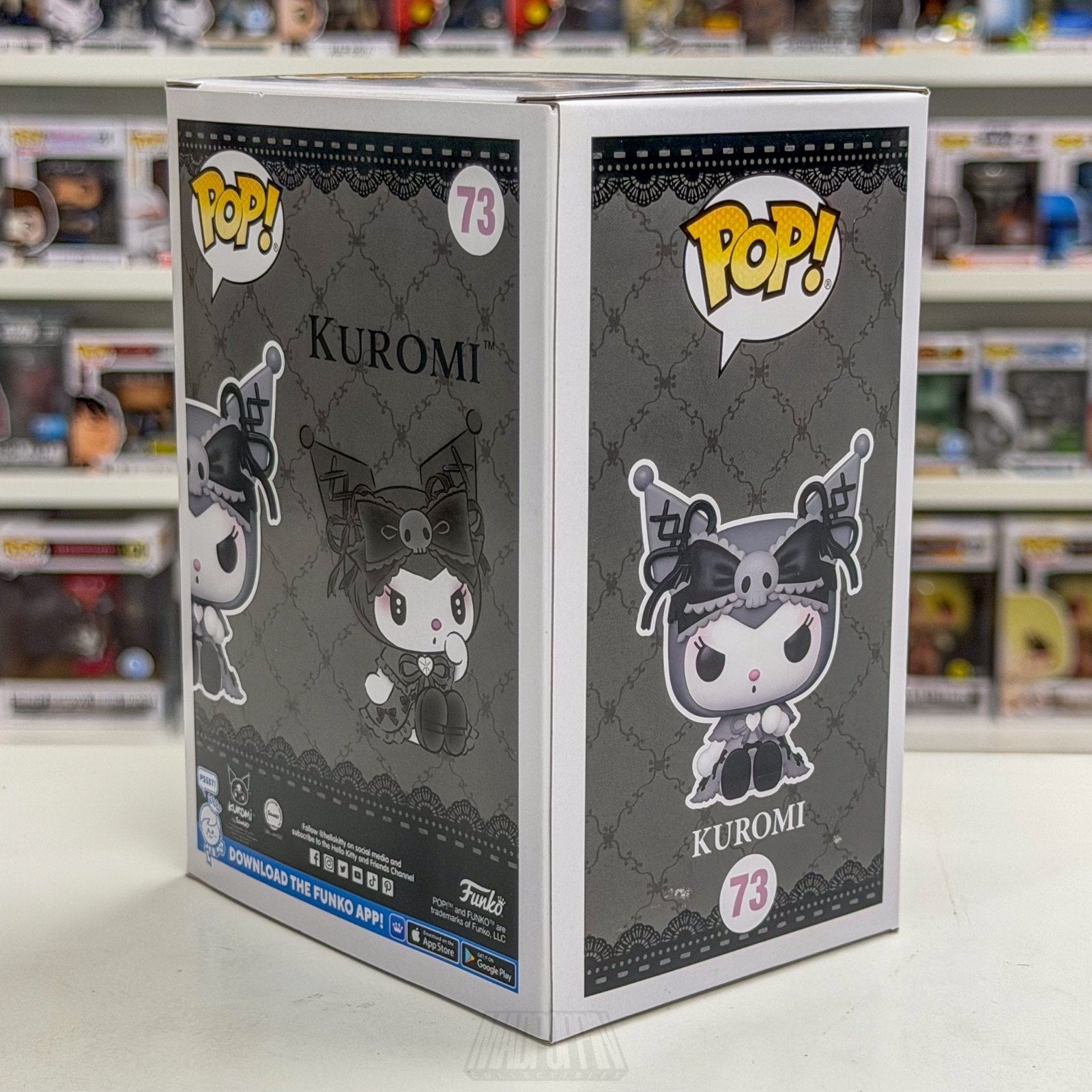 Funko Pop Sanrio Kuromi Lolita Hot Topic 73 Kawaii Cute Rabbit Toy Vinyl Figure