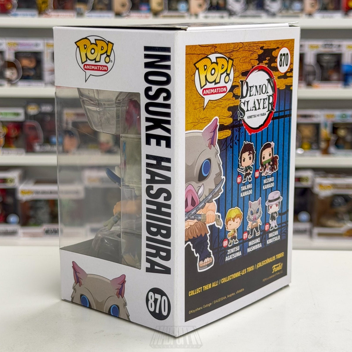 Funko Pop Anime Demon Slayer Inosuke Hashibira 870 Japanese Manga Vinyl Figure
