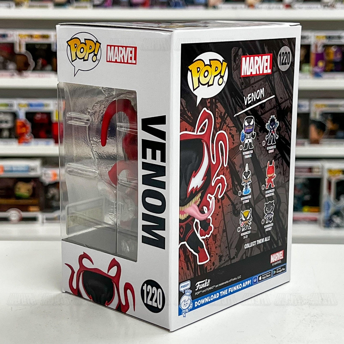 Funko Pop Marvel Venom Carnage Miles Morales Entertainment Earth 1220 Toy Figure