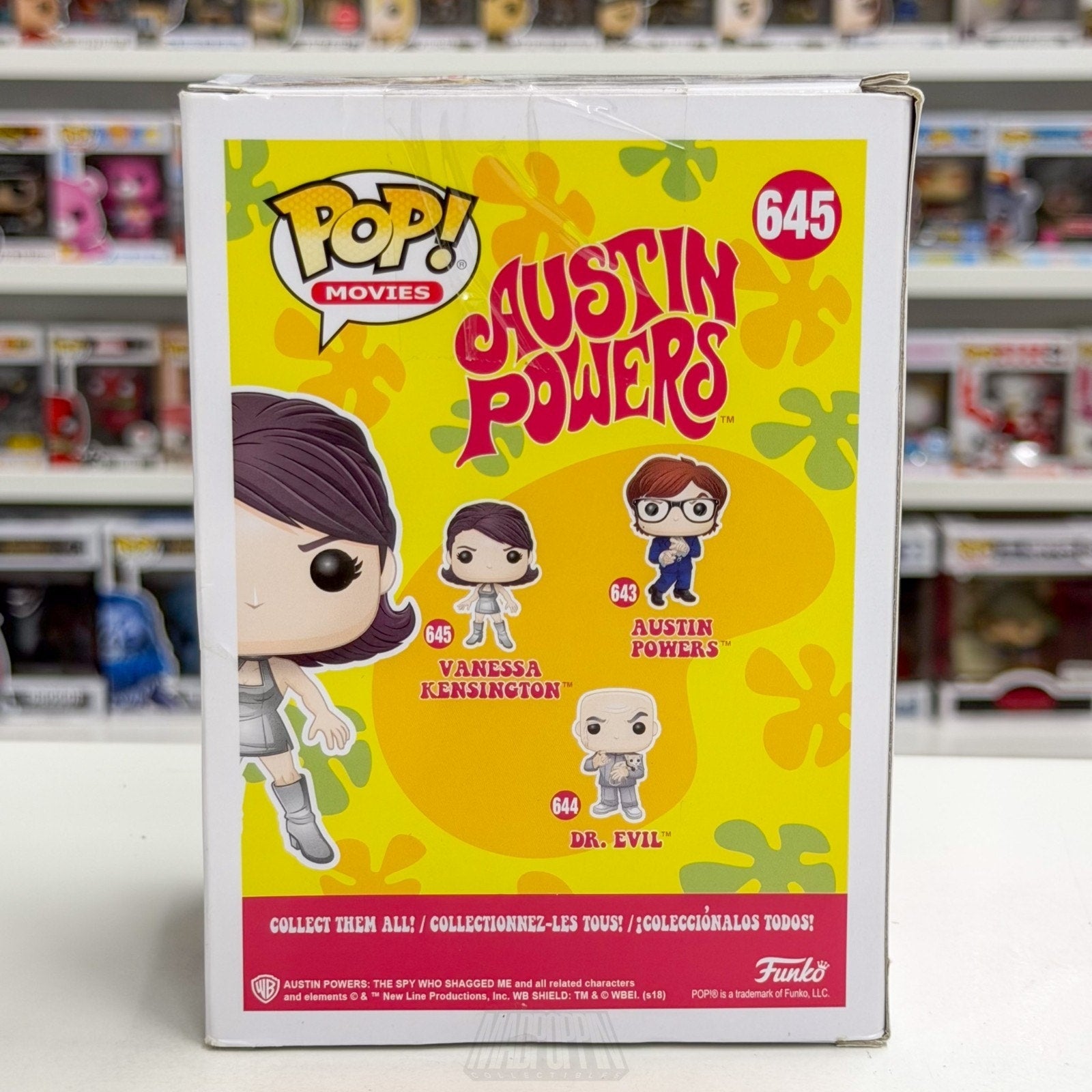Funko Pop Movies Austin Powers Vanessa Kensington 645 Spy Daughter Vinyl Figure