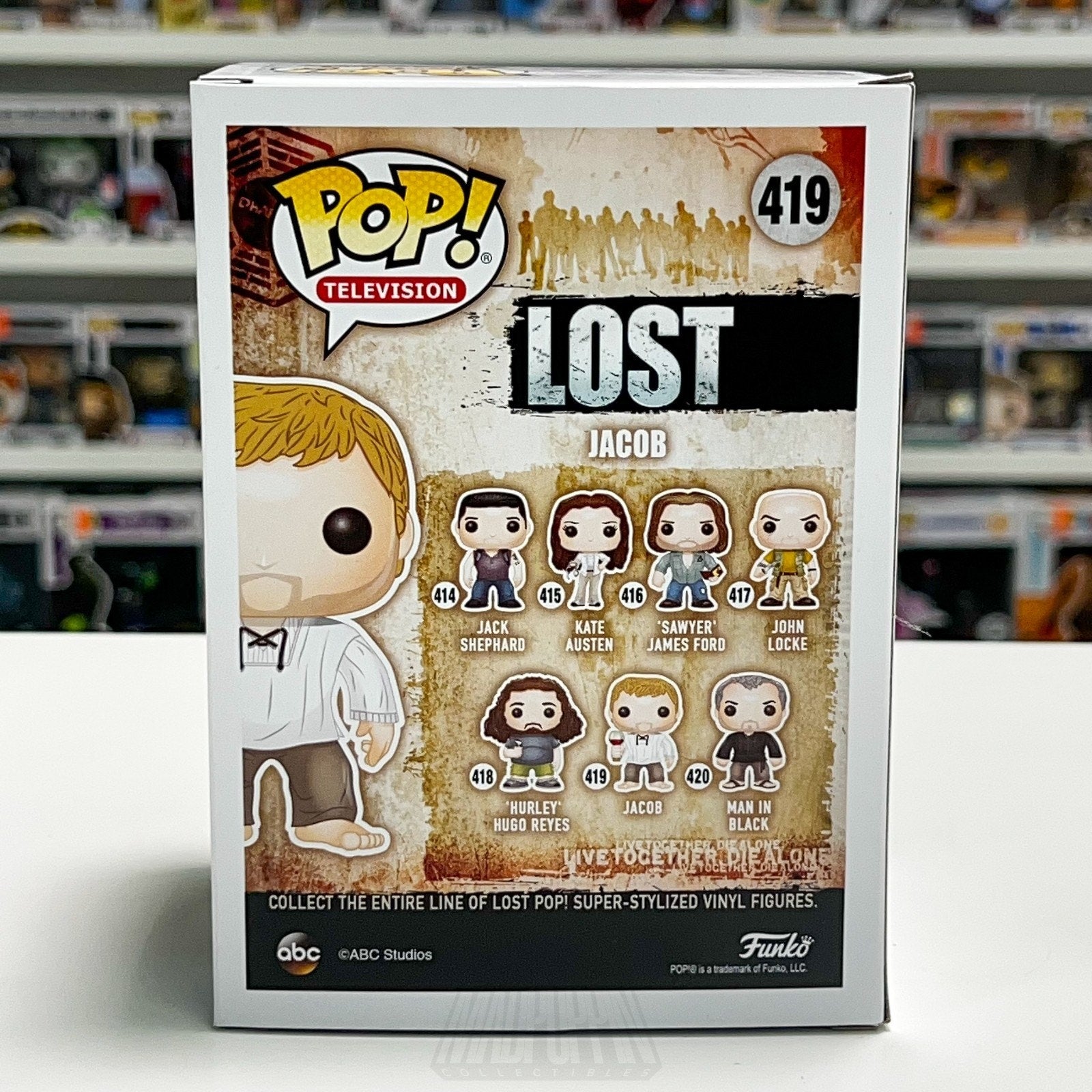 Funko Pop Television Lost Jacob 419 Vinyl Figure Science Fiction Adventure Drama