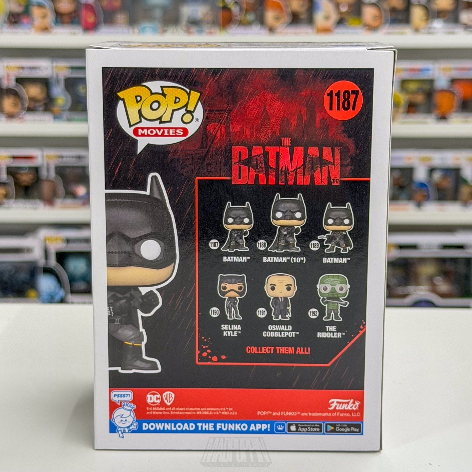 Funko Pop DC Movies The Batman 1187 Dark Night Detective Superhero Vinyl Figure