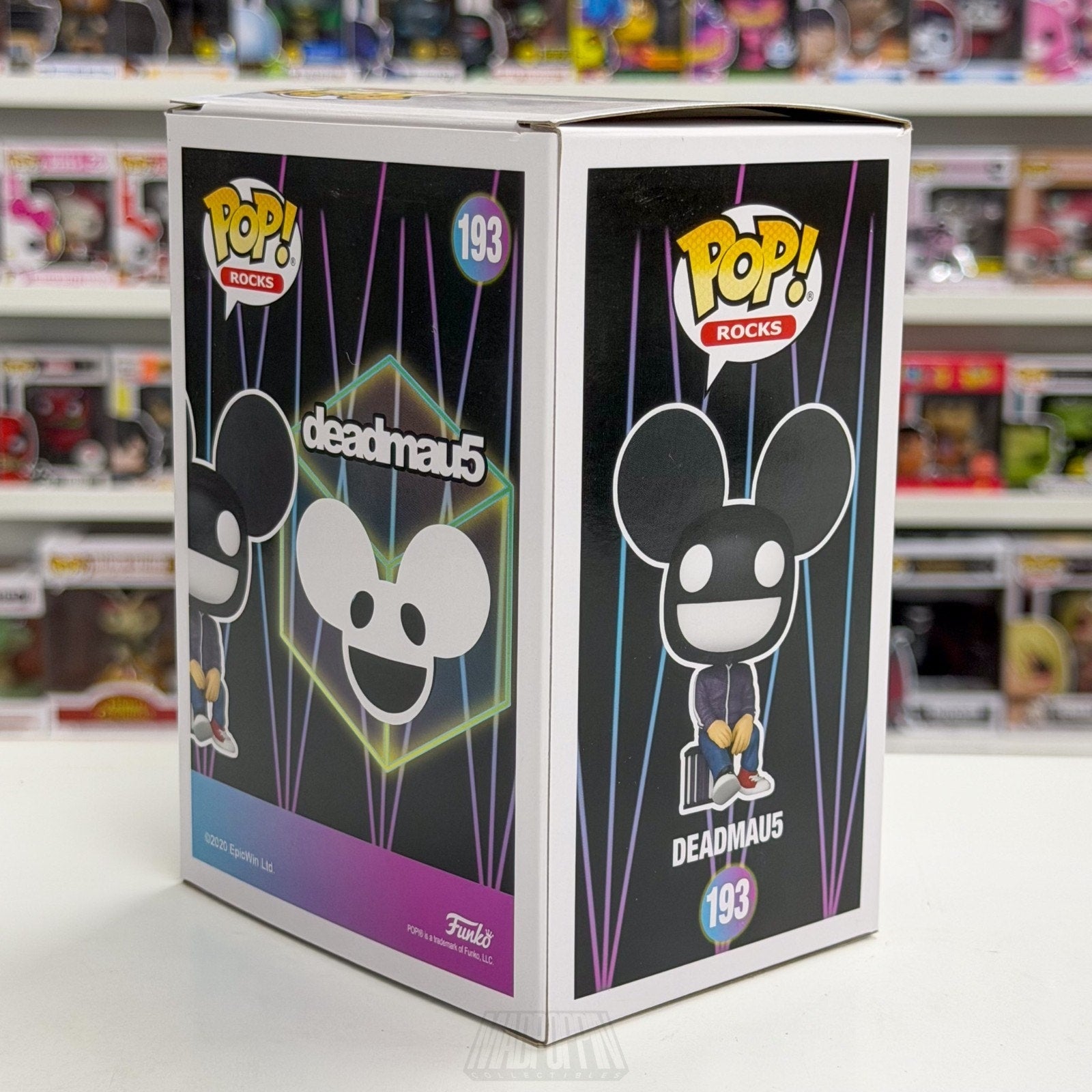 Funko Pop Rocks Deadmau5 193 Canadian EDM Electronic Music DJ Toy Vinyl Figure