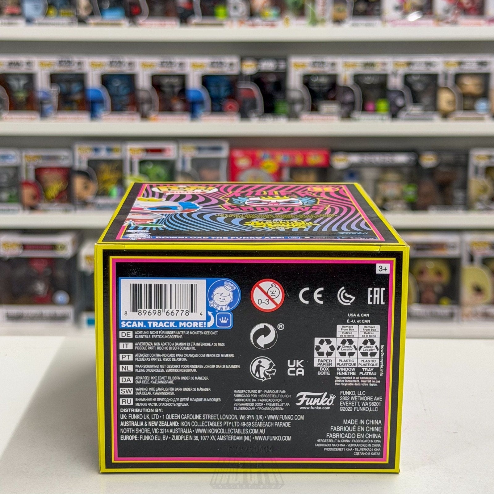 Funko Pop Fundays Blacklight Battle Killer Crowns SE Clown Toy Vinyl Figure