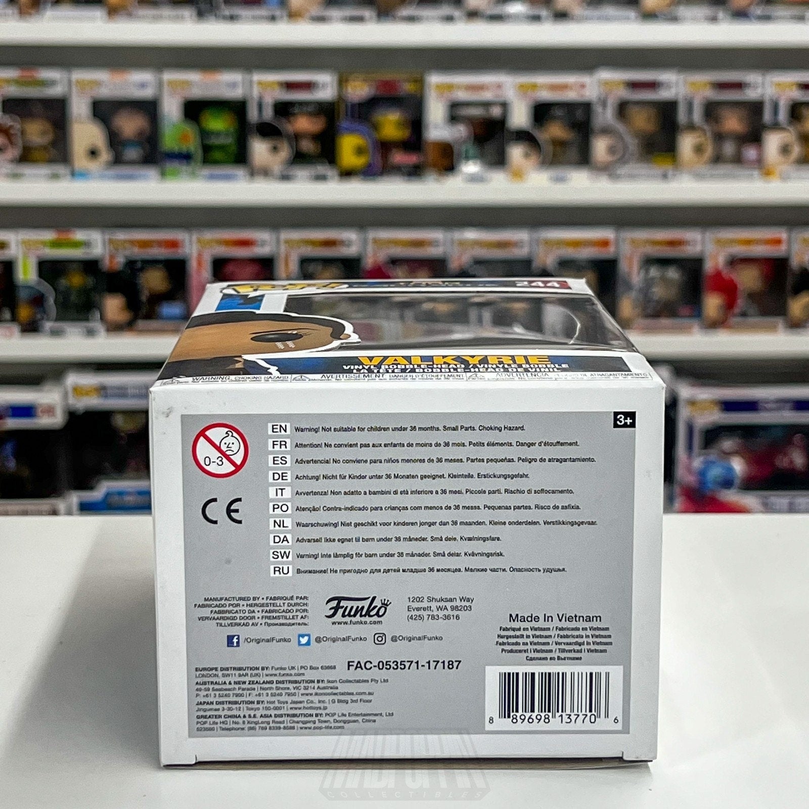Funko Pop Marvel Thor Ragnarok Valkyrie 244 Asgardian MCU Toy Vinyl Figure