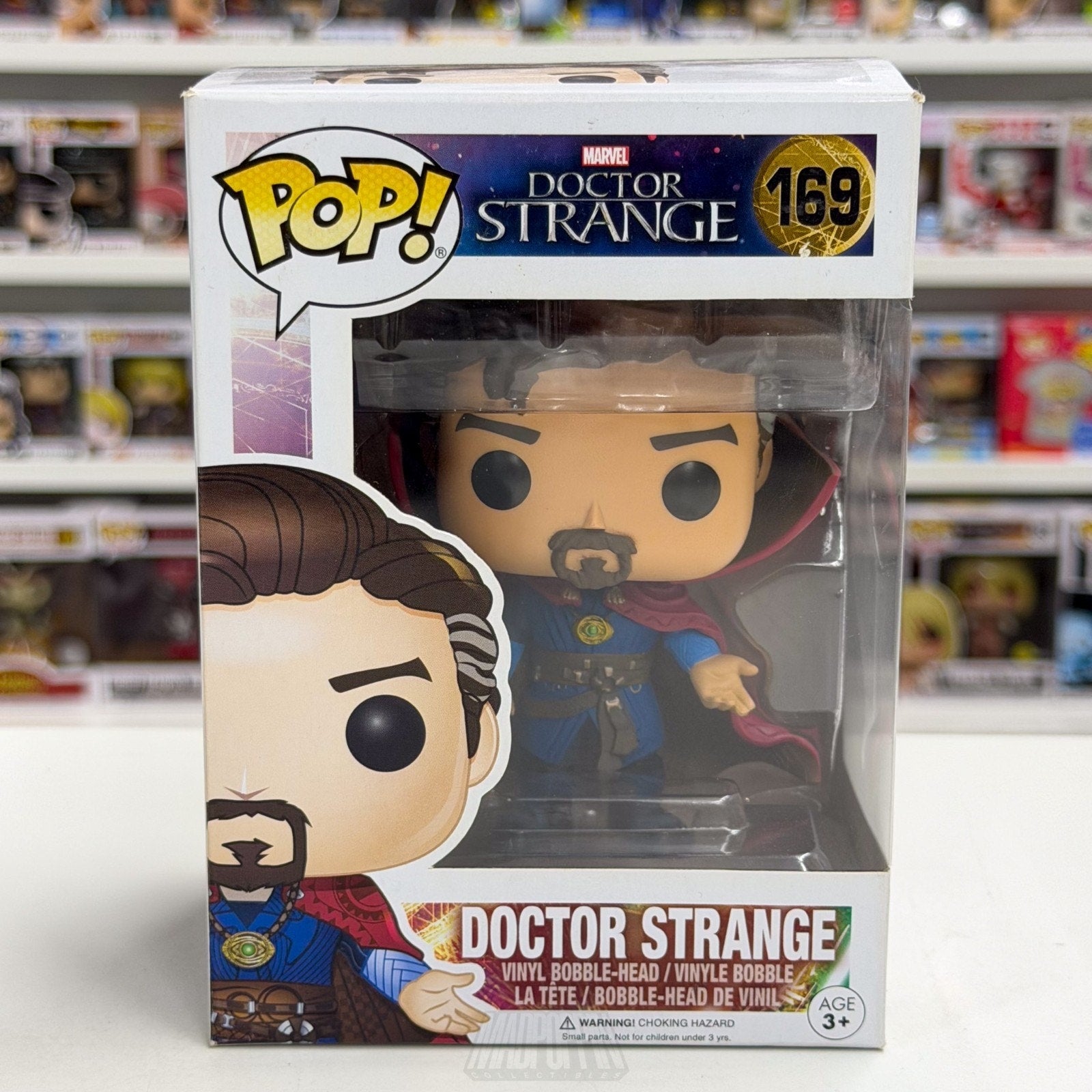 Funko Pop Marvel Doctor Strange 169 Magic Arts Sorcerer Supreme Toy Vinyl Figure