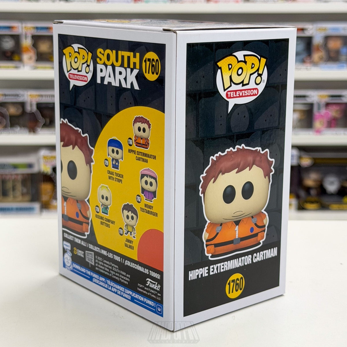 Funko Pop TV South Park Hippie Exterminator Cartman 1760 Animation Vinyl Figure