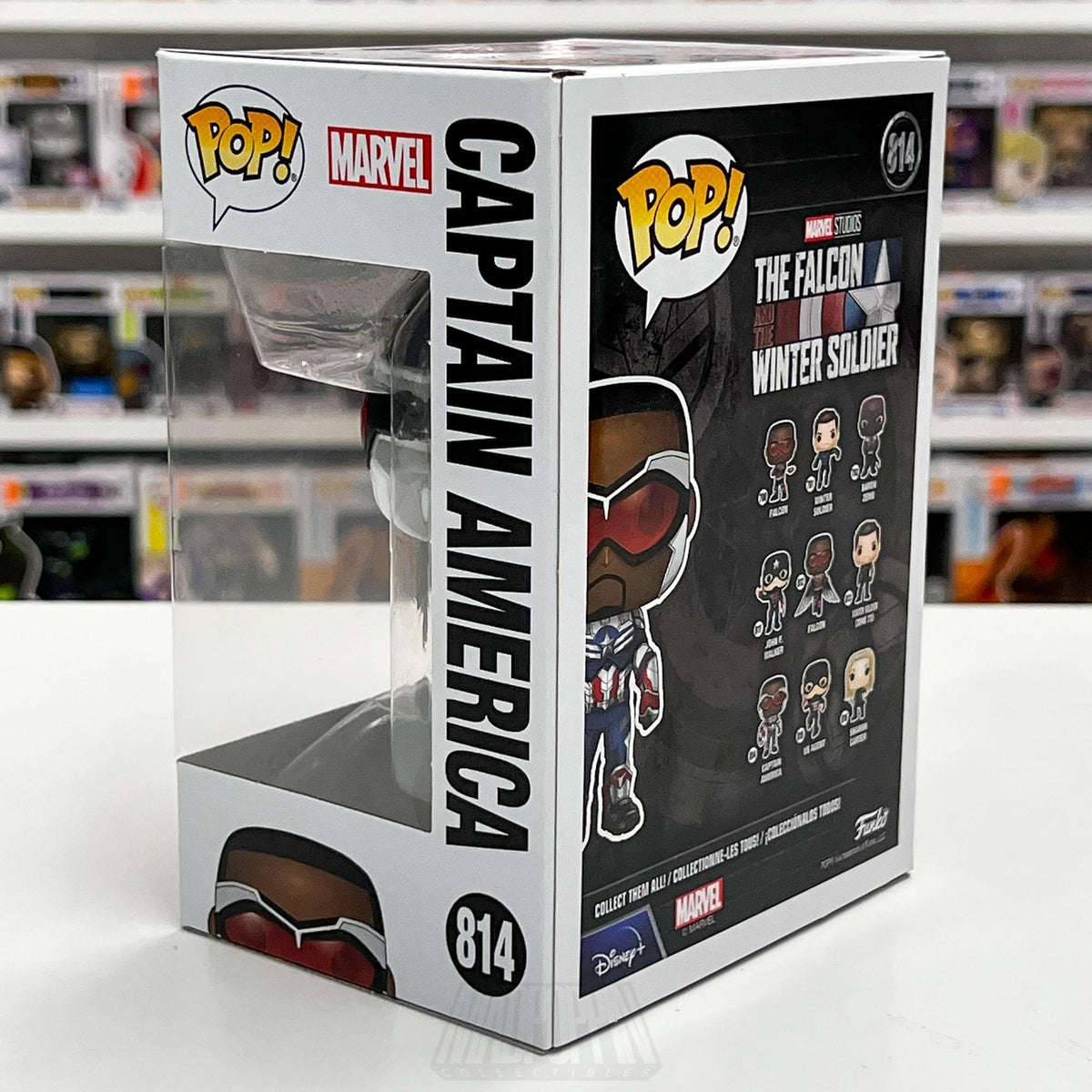 Funko Pop Marvel Captain America Sam Wilson 814 Bobble-Head Vinyl Figure Falcon